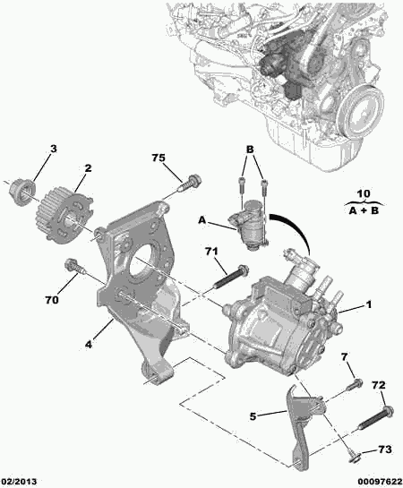 CITROËN/PEUGEOT 98 064 489 80 - Valvola regolazione,Quantità carburante (Sist. Common Rai) www.autoricambit.com