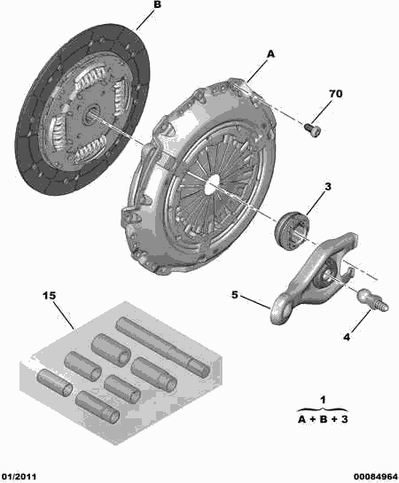 PEUGEOT 16 068 765 80 - Kit frizione www.autoricambit.com