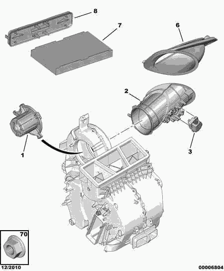 PEUGEOT 6441.S6 - Ventilatore abitacolo www.autoricambit.com