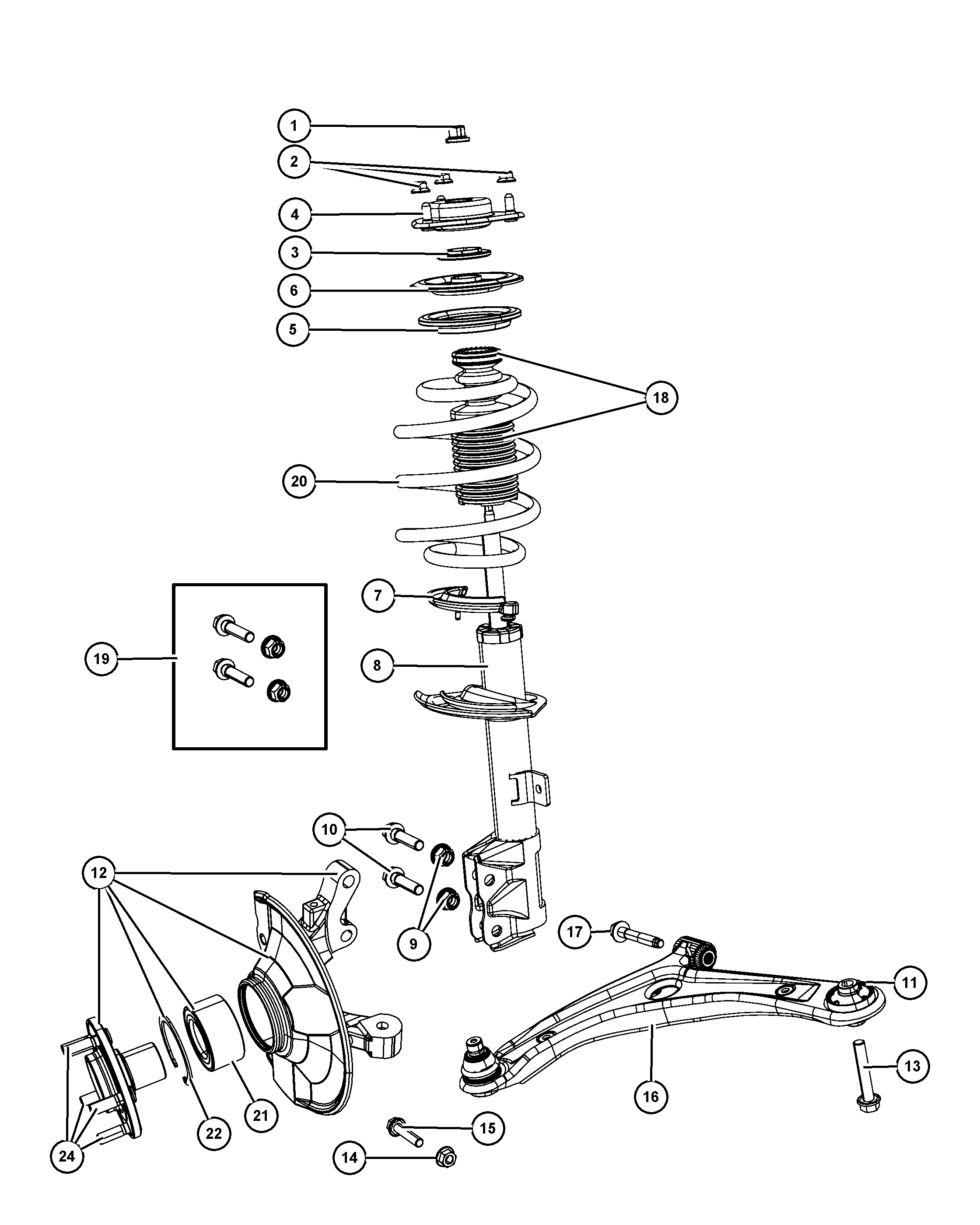 Alfa Romeo 5105 040AC - Sospensione a ruote indipendenti www.autoricambit.com