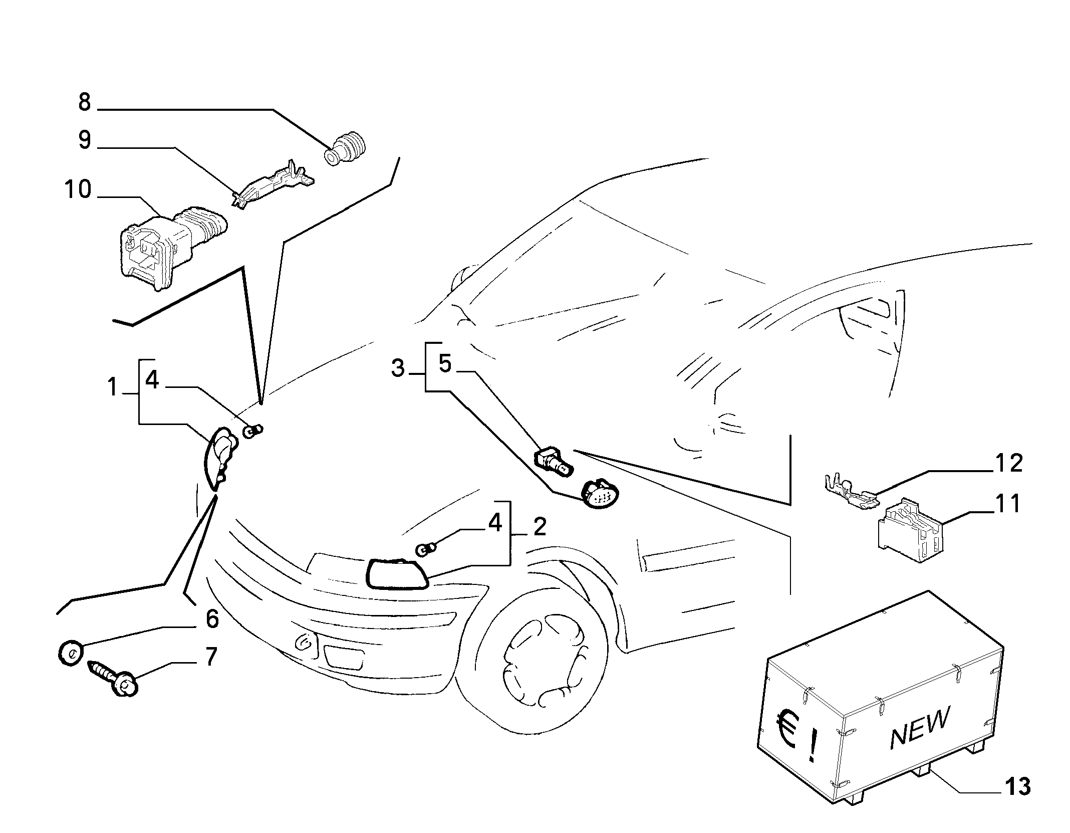 FIAT 7732479 - Indicatore direzione www.autoricambit.com