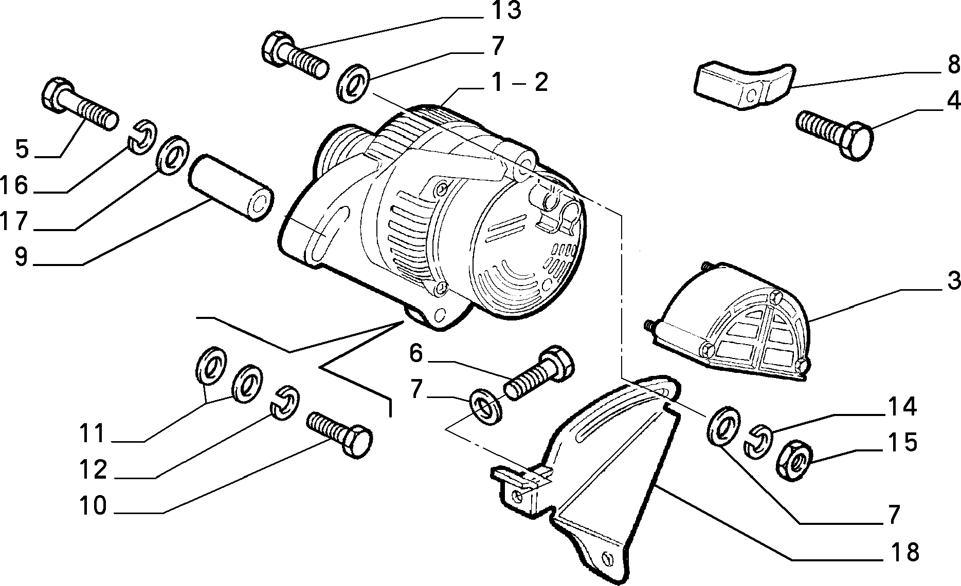 Alfa Romeo 46416343 - Alternatore www.autoricambit.com