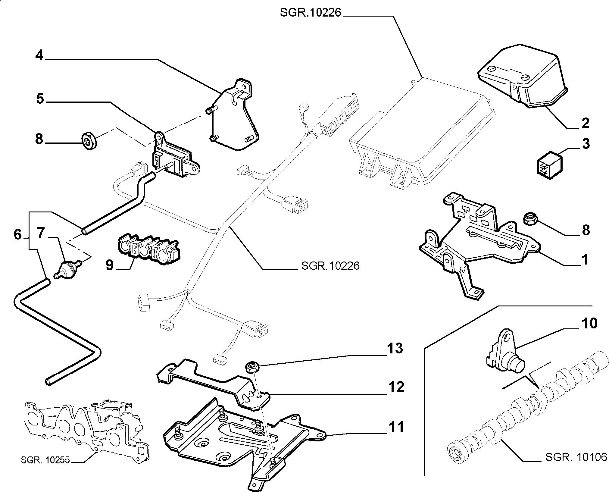 IVECO 46531222 - Sensor MAP, pressione del collettore di aspirazione www.autoricambit.com