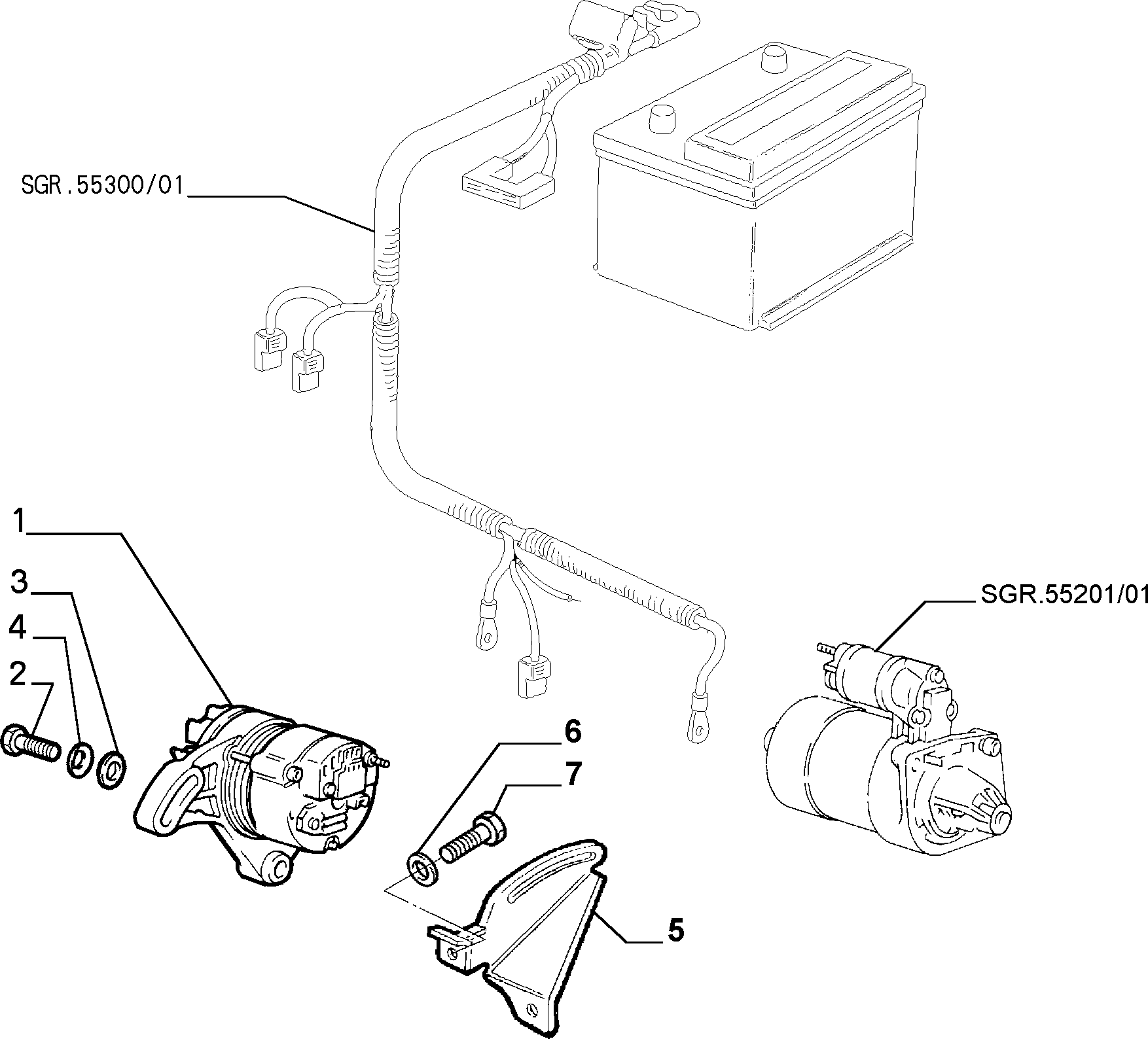 Lancia 46843093 - Alternatore www.autoricambit.com