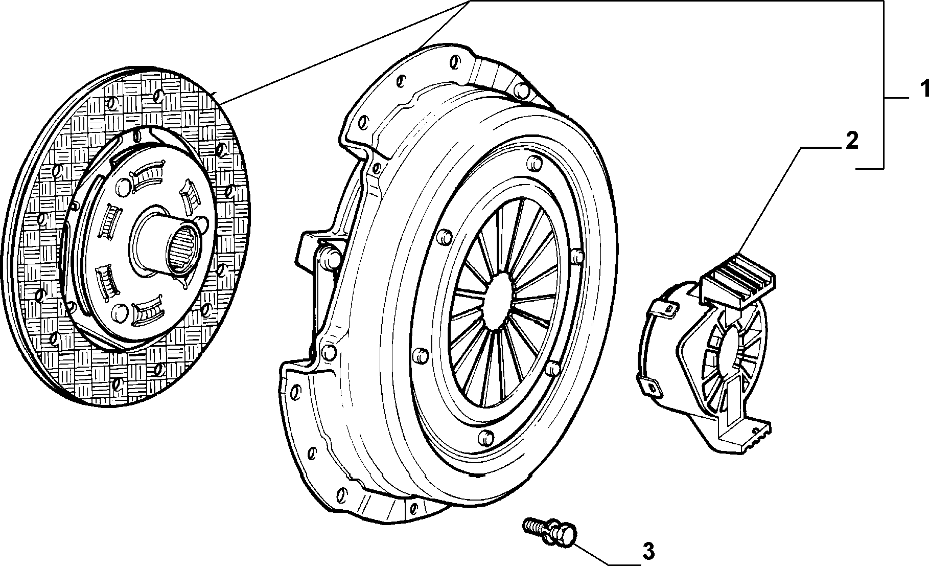 Alfa Romeo 71753860 - Kit frizione www.autoricambit.com