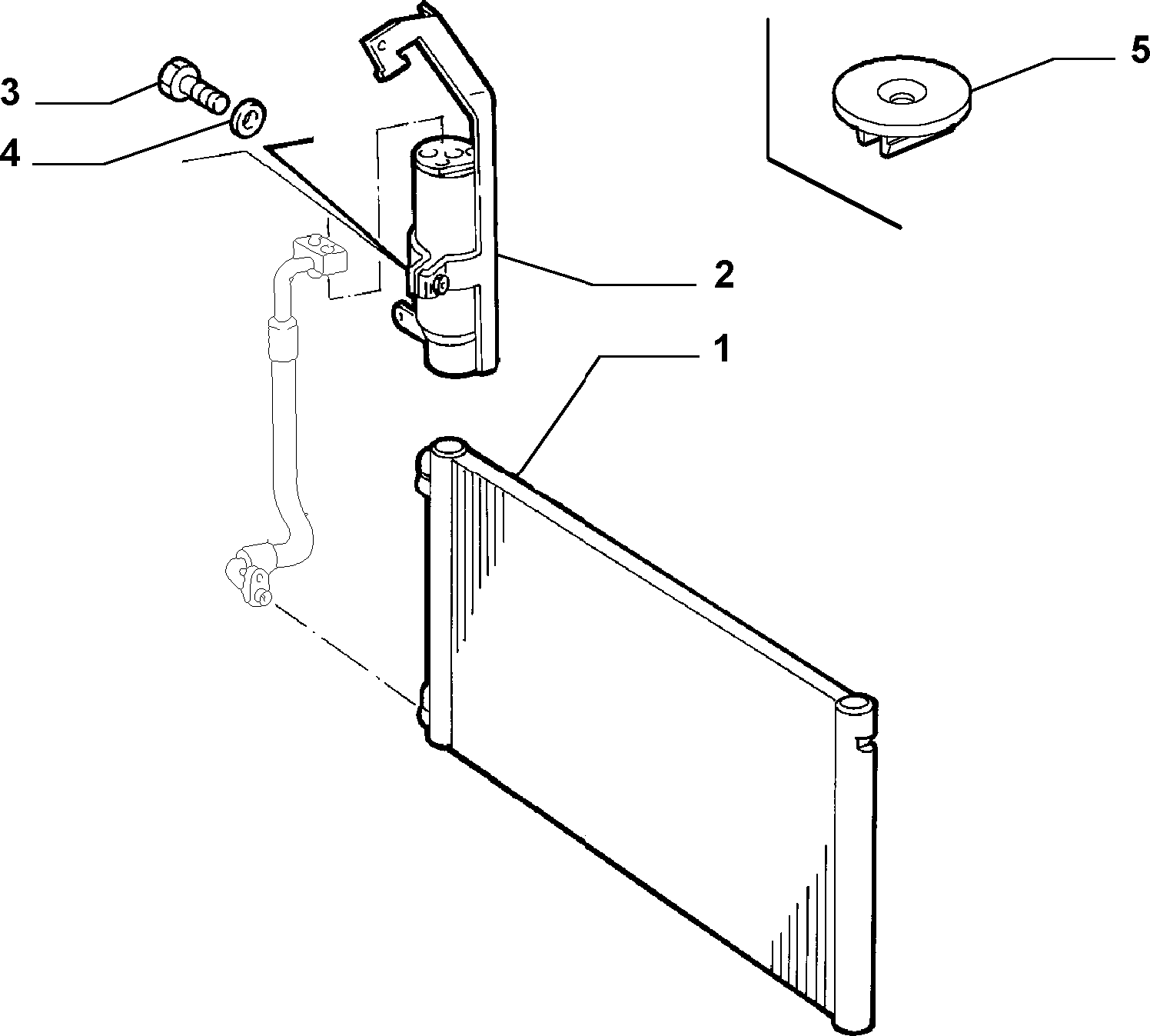 Lancia 46481438 - Essiccatore, Climatizzatore www.autoricambit.com