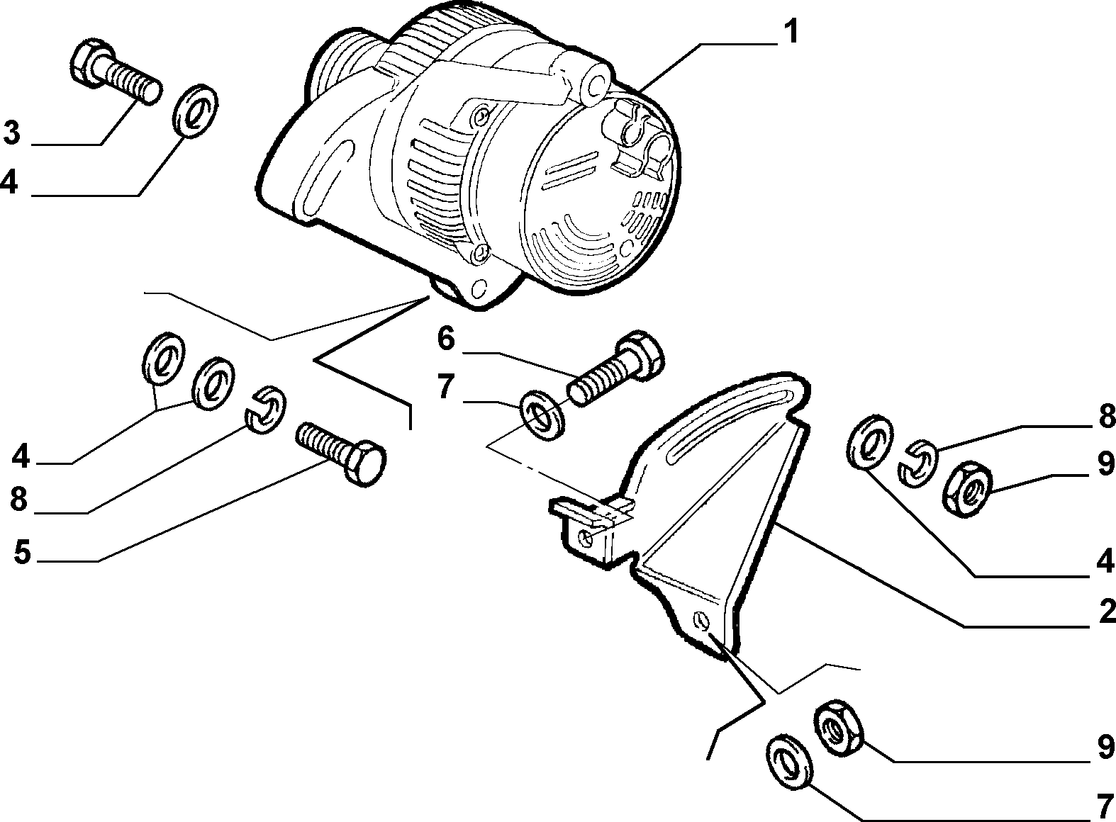 FIAT 46530261 - Alternatore www.autoricambit.com