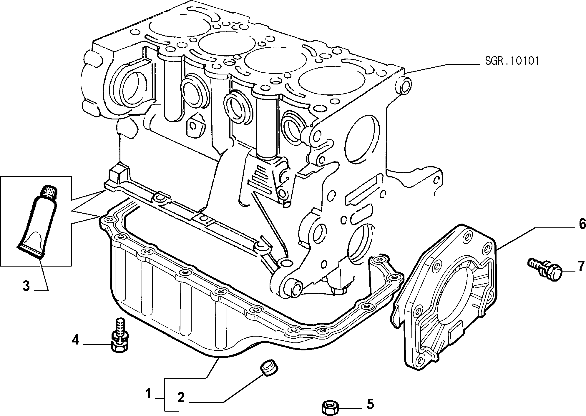 Lancia 46539820 - Coppa olio www.autoricambit.com