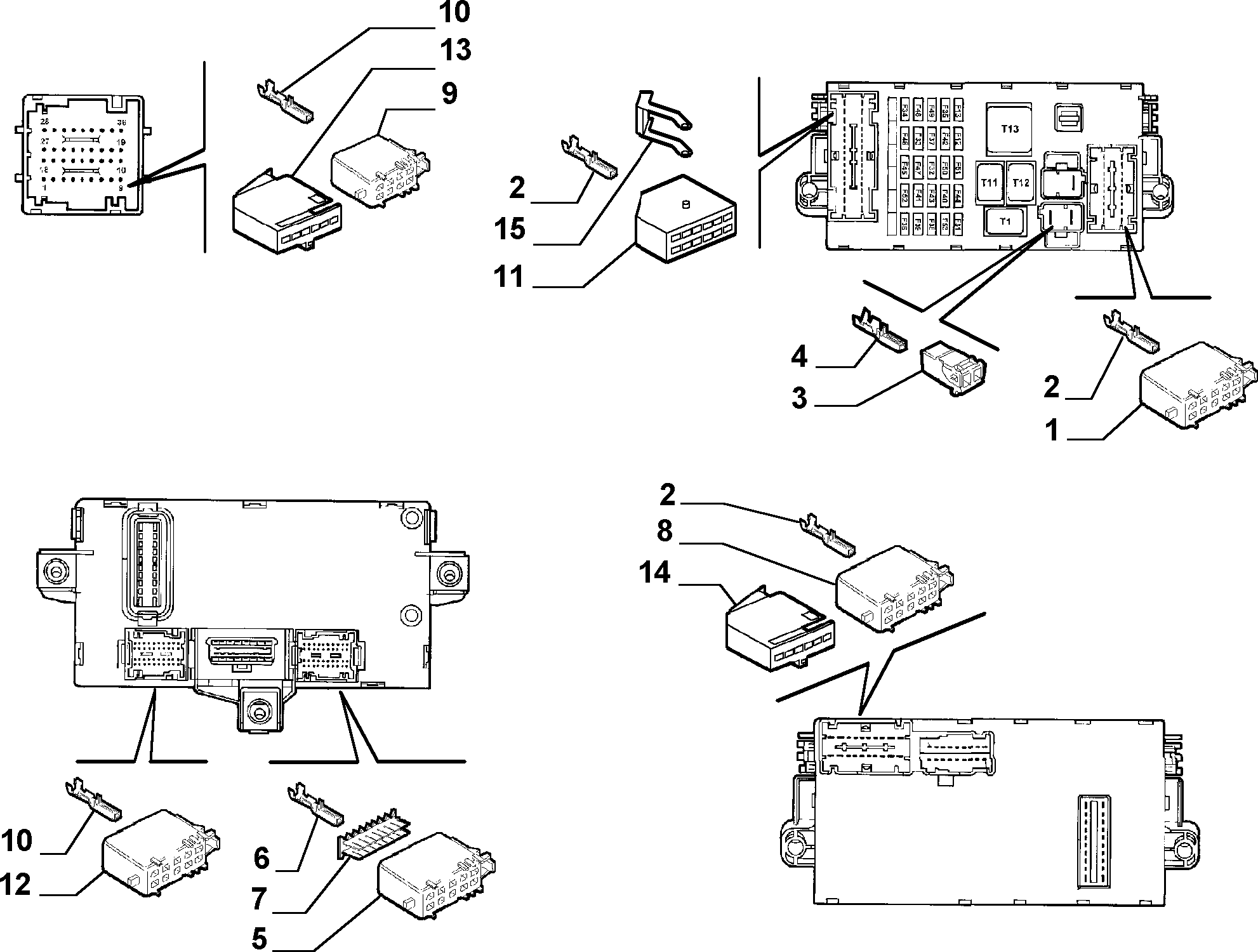 Alfa Romeo 71717828 - Kit centralina www.autoricambit.com