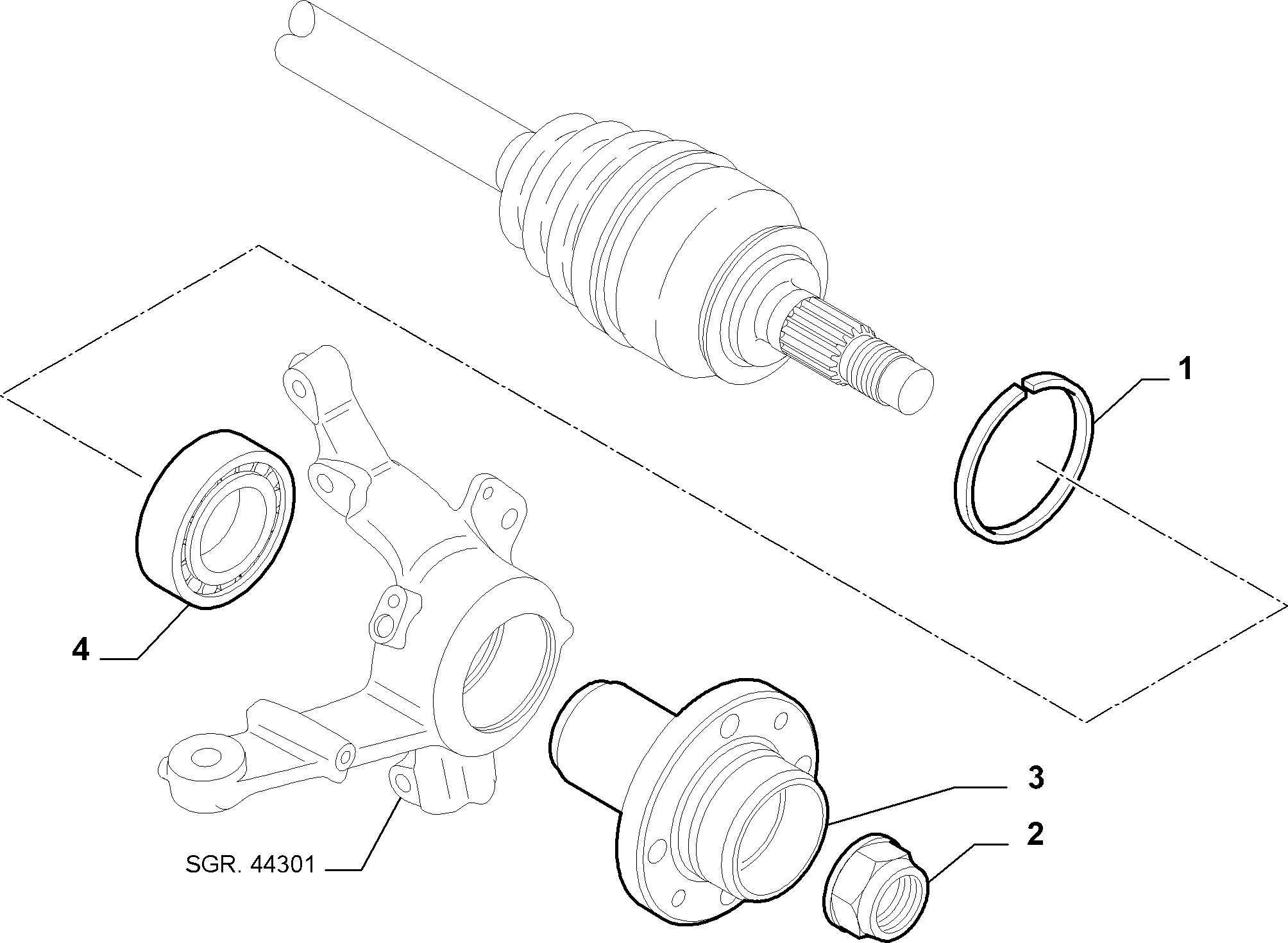 FIAT 71745046 - Kit cuscinetto ruota www.autoricambit.com