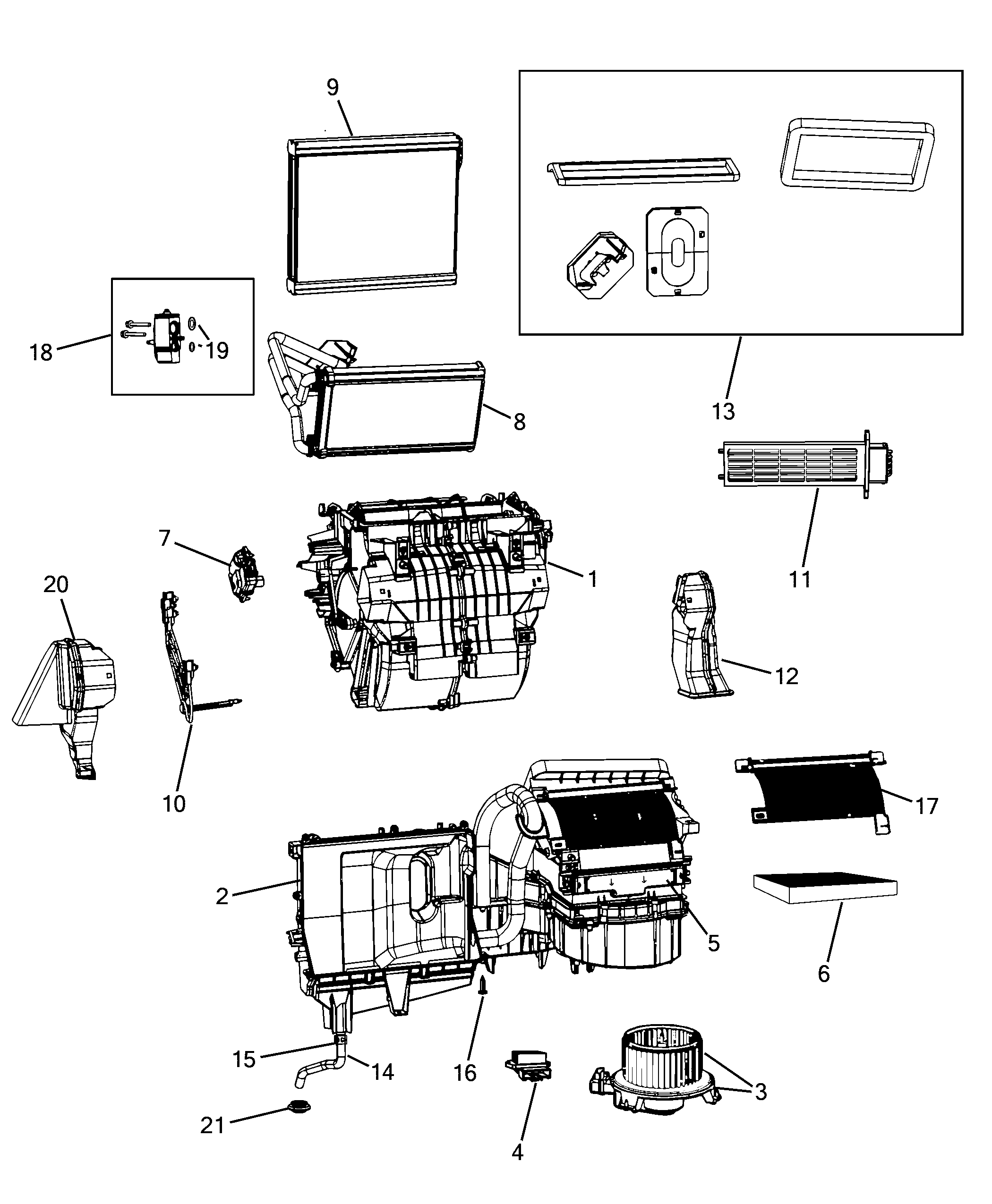 Lancia K68018109AA - Attuatore, Climatizzatore www.autoricambit.com