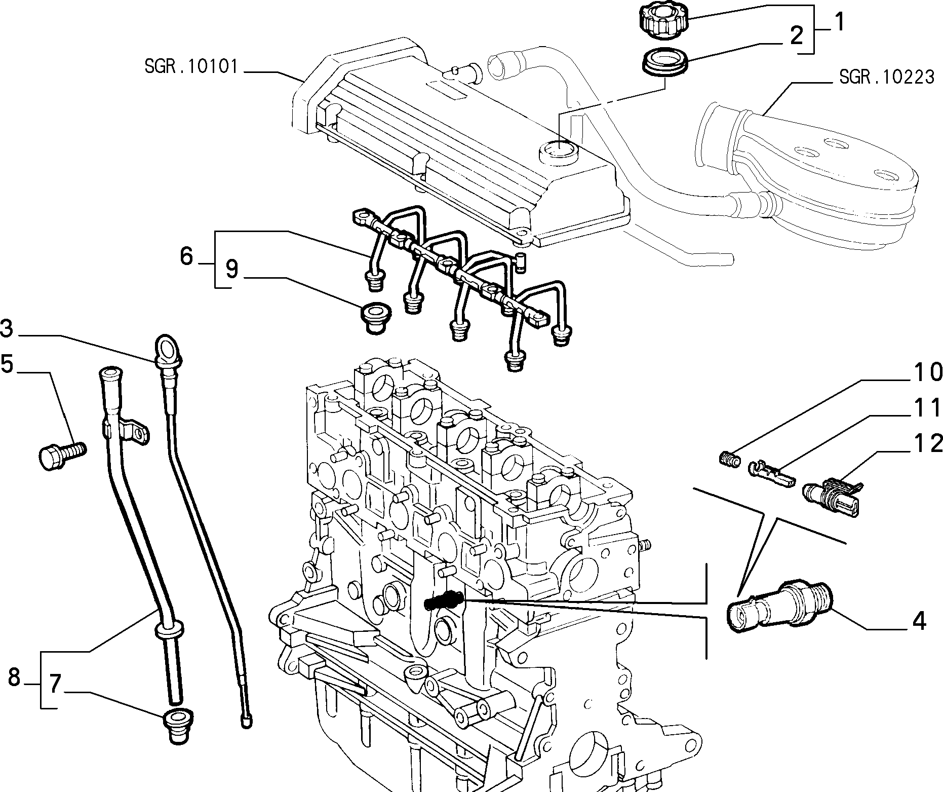 FIAT 16296924 - Kit catena distribuzione www.autoricambit.com