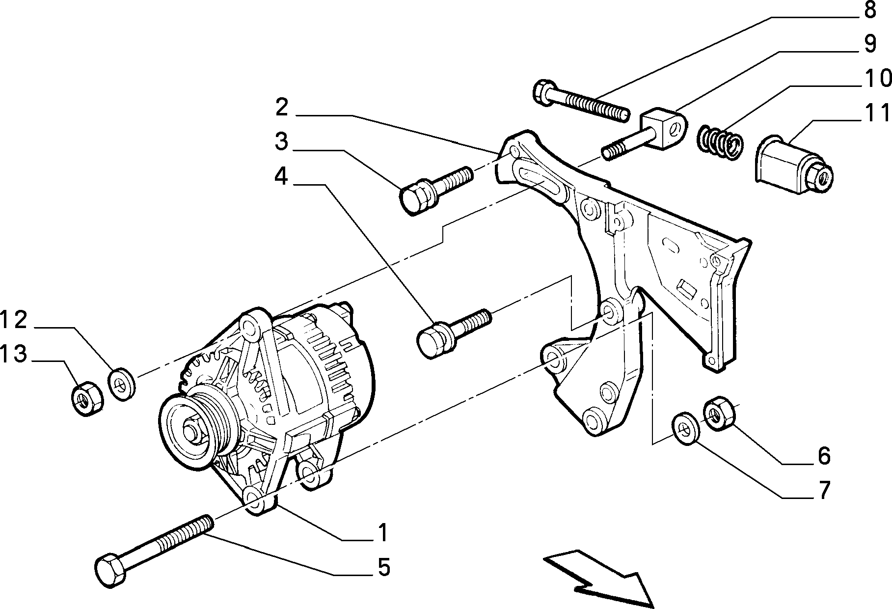 Alfa Romeo 46430526 - Alternatore www.autoricambit.com