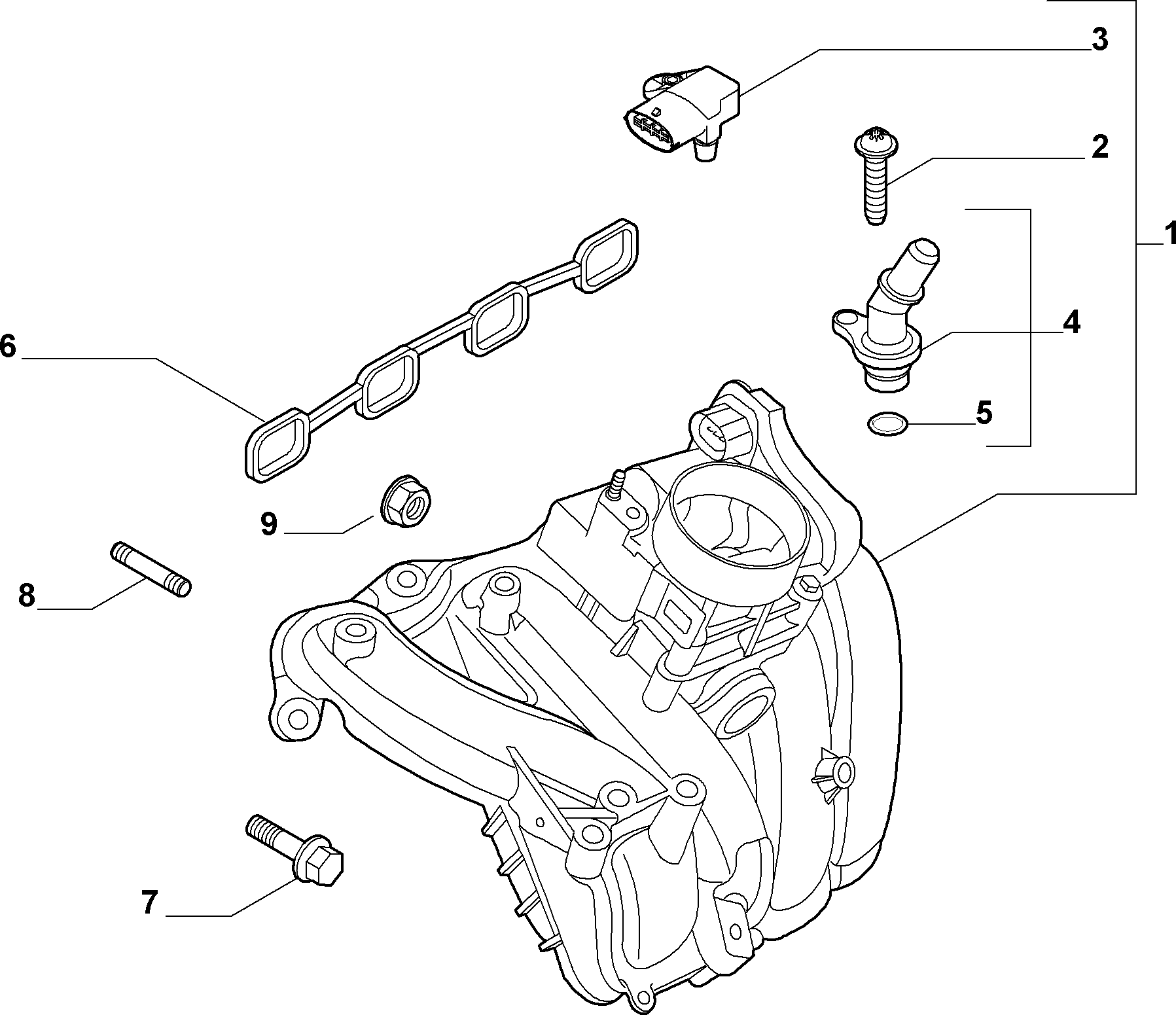 FERRARI 71739292 - Sensore, Pressione collettore d'aspirazione www.autoricambit.com