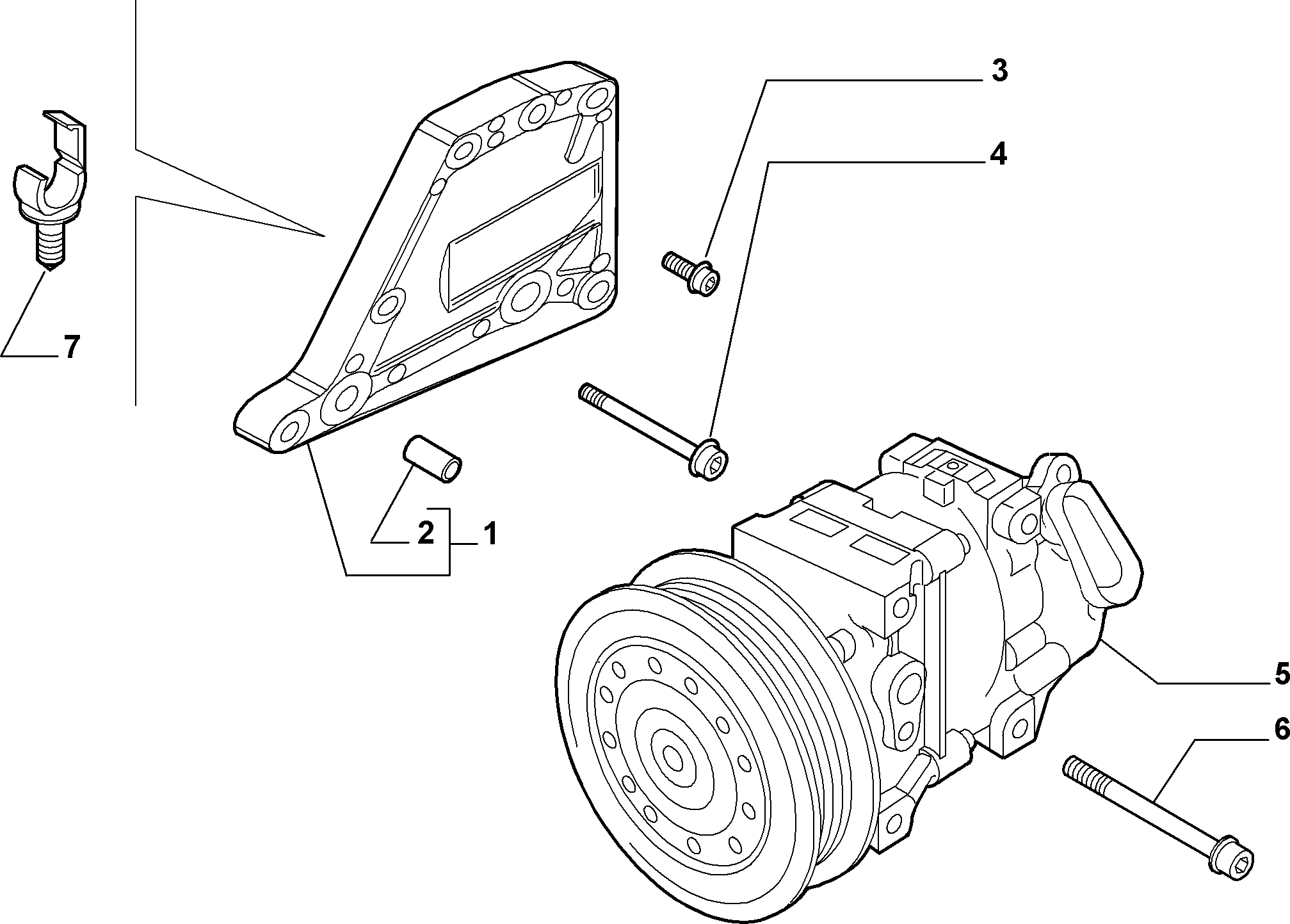 FIAT 71724084 - Compressore, Climatizzatore www.autoricambit.com