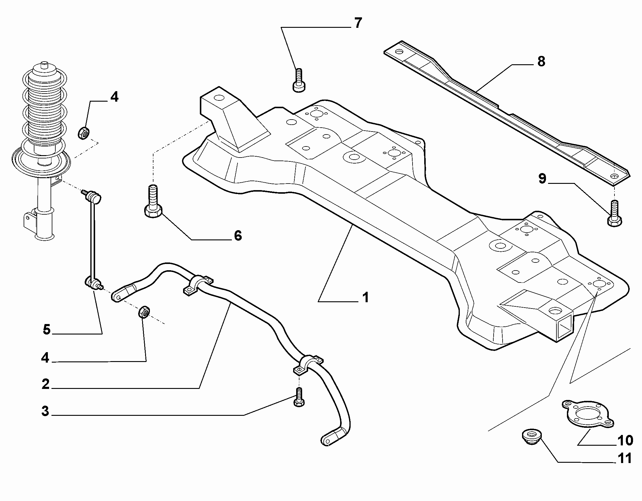 Lancia 50515276 - Asta/Puntone, Stabilizzatore www.autoricambit.com