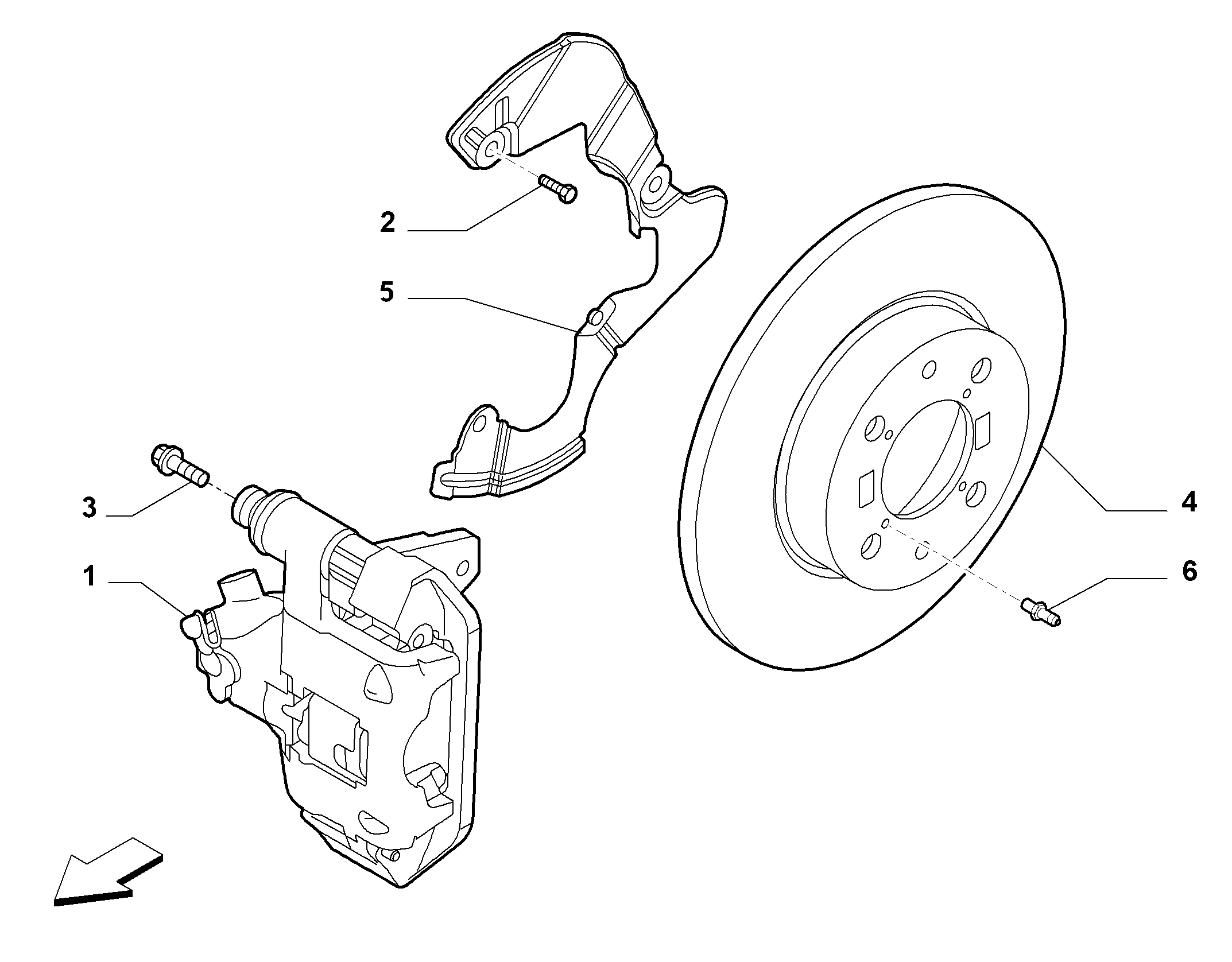 FIAT 735487229 - Pinza freno www.autoricambit.com