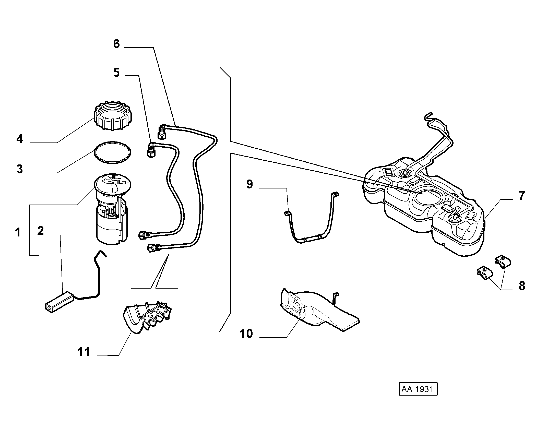 Lancia 51806985 - Gruppo alimentazione carburante www.autoricambit.com