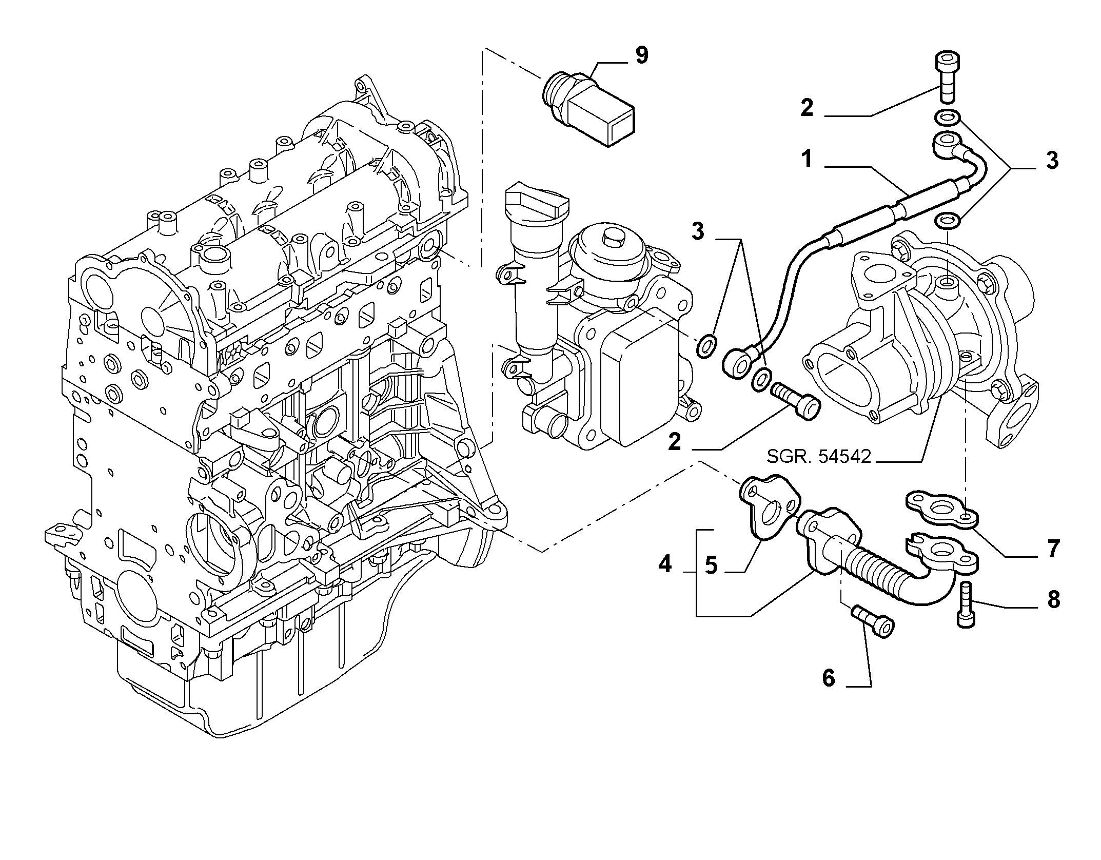 FIAT 73500435 - Tubo olio, Compressore www.autoricambit.com