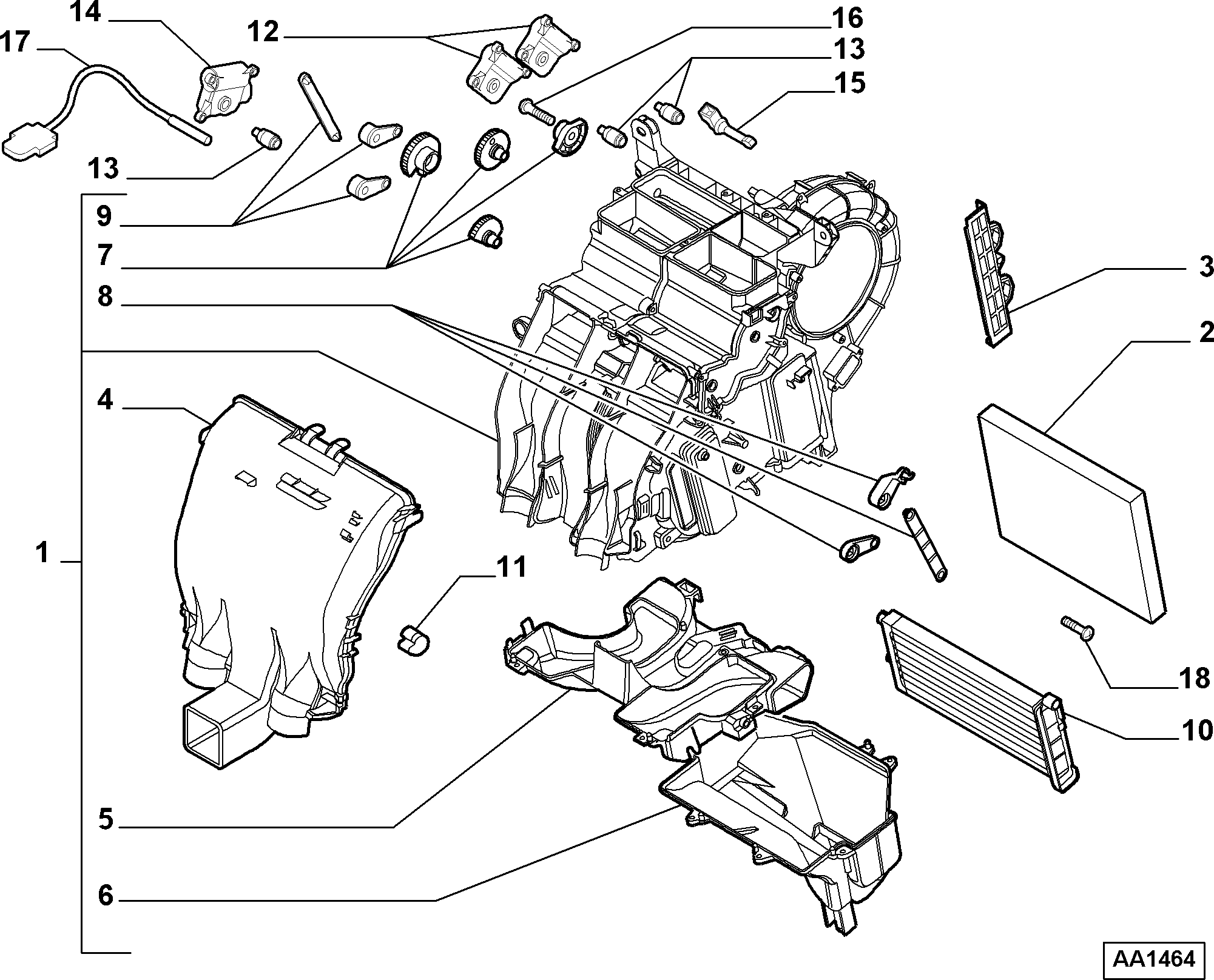 FIAT 46723329 - Attuatore, Climatizzatore www.autoricambit.com