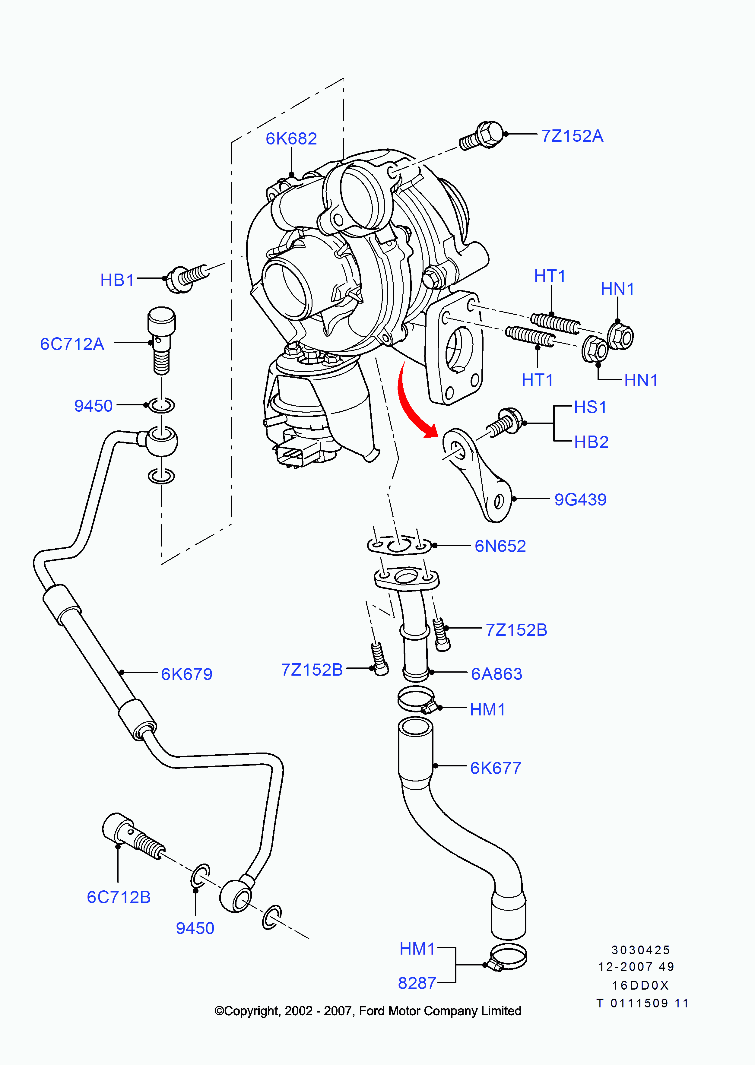 CITROËN/PEUGEOT 1479055 - Turbocompressore, Sovralimentazione www.autoricambit.com