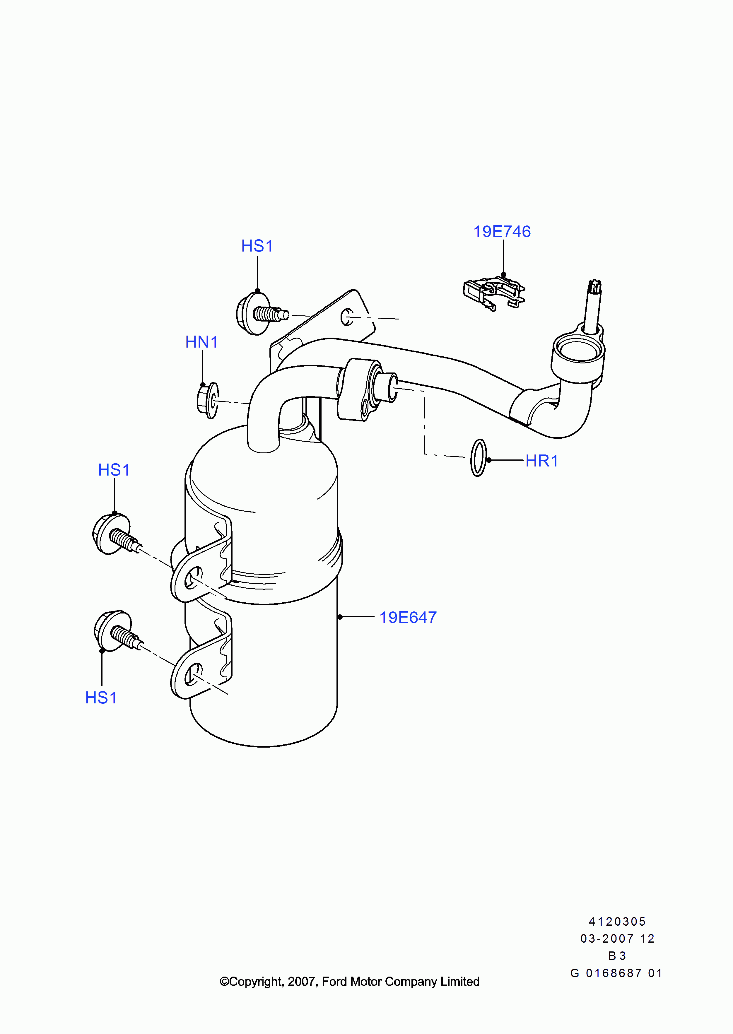 FORD 1 514 518 - Essiccatore, Climatizzatore www.autoricambit.com