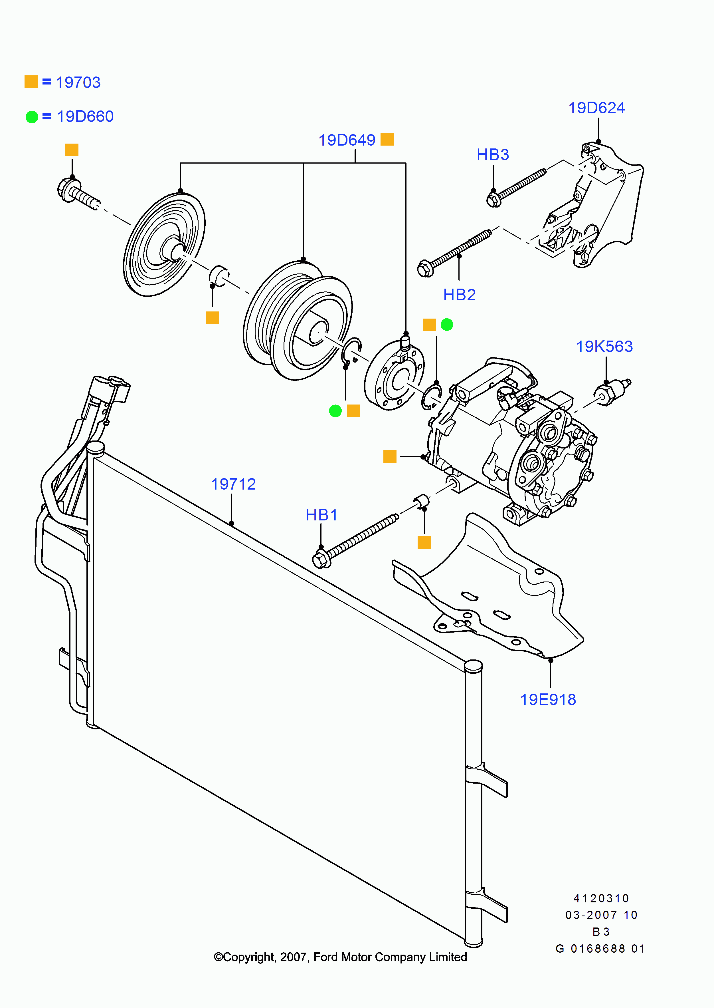 FORD 1 677 171 - Compressore, Climatizzatore www.autoricambit.com