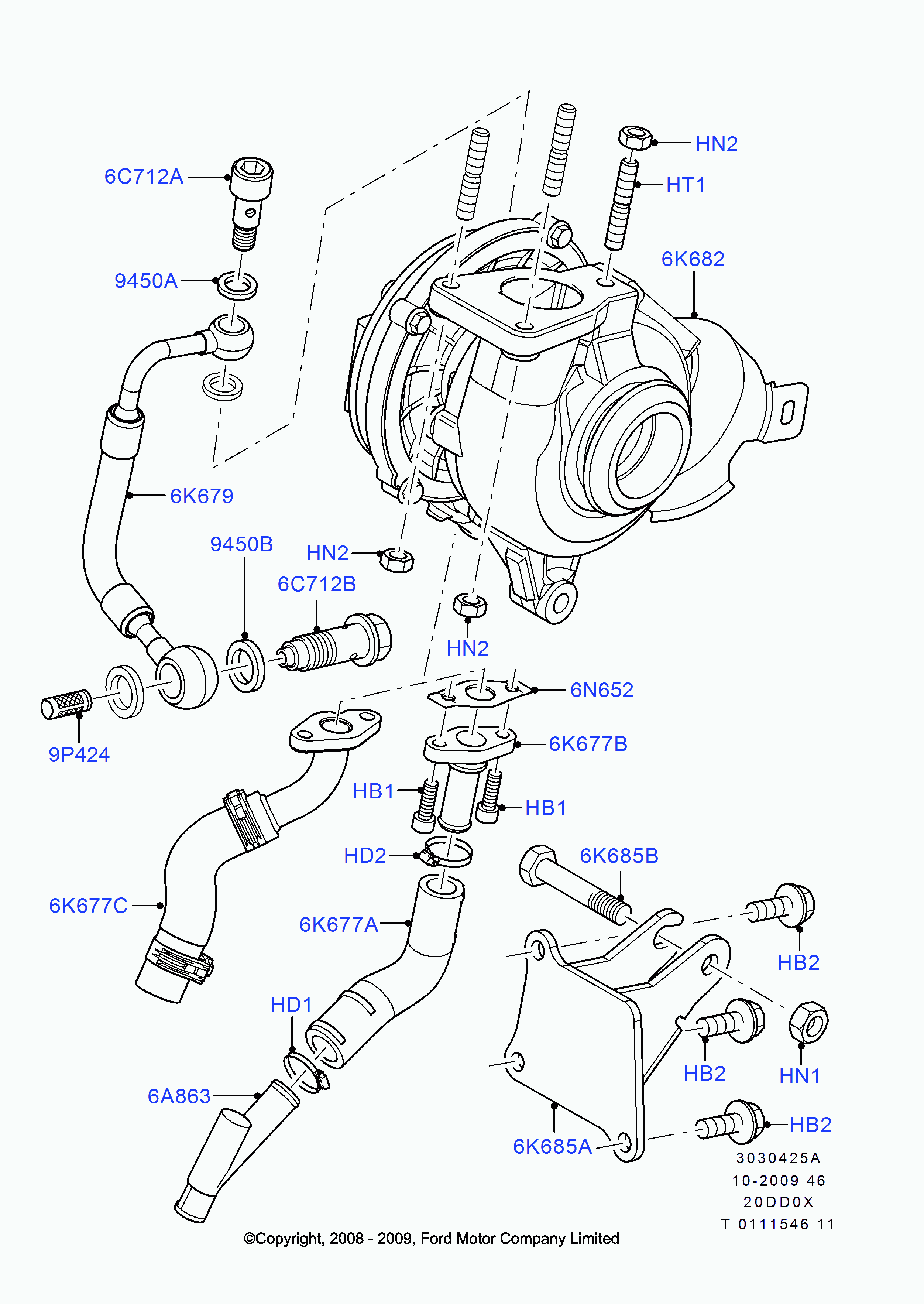 FORD 1496216 - Turbocompressore, Sovralimentazione www.autoricambit.com