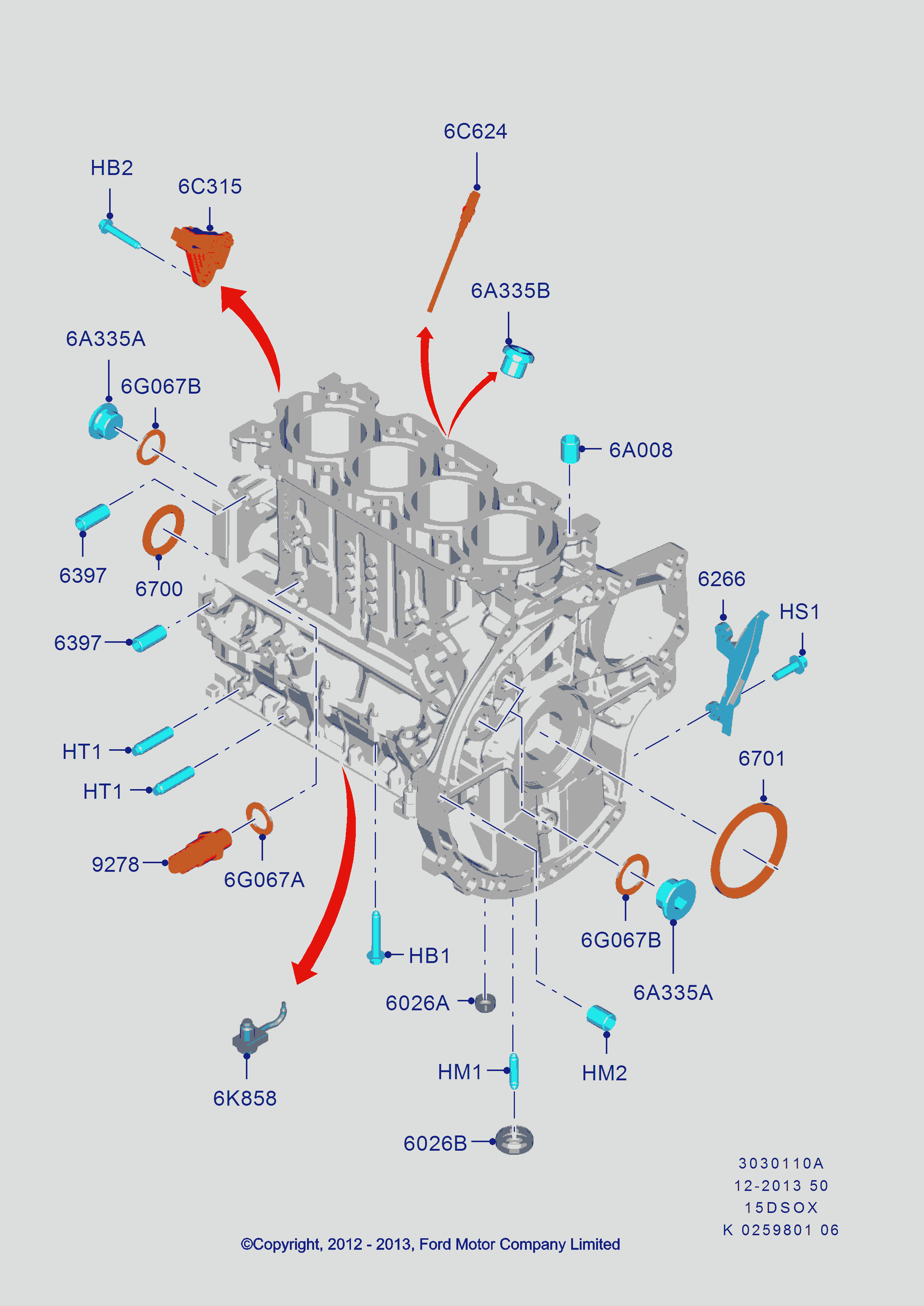 FORD 1828951 - Generatore di impulsi, Albero a gomiti www.autoricambit.com