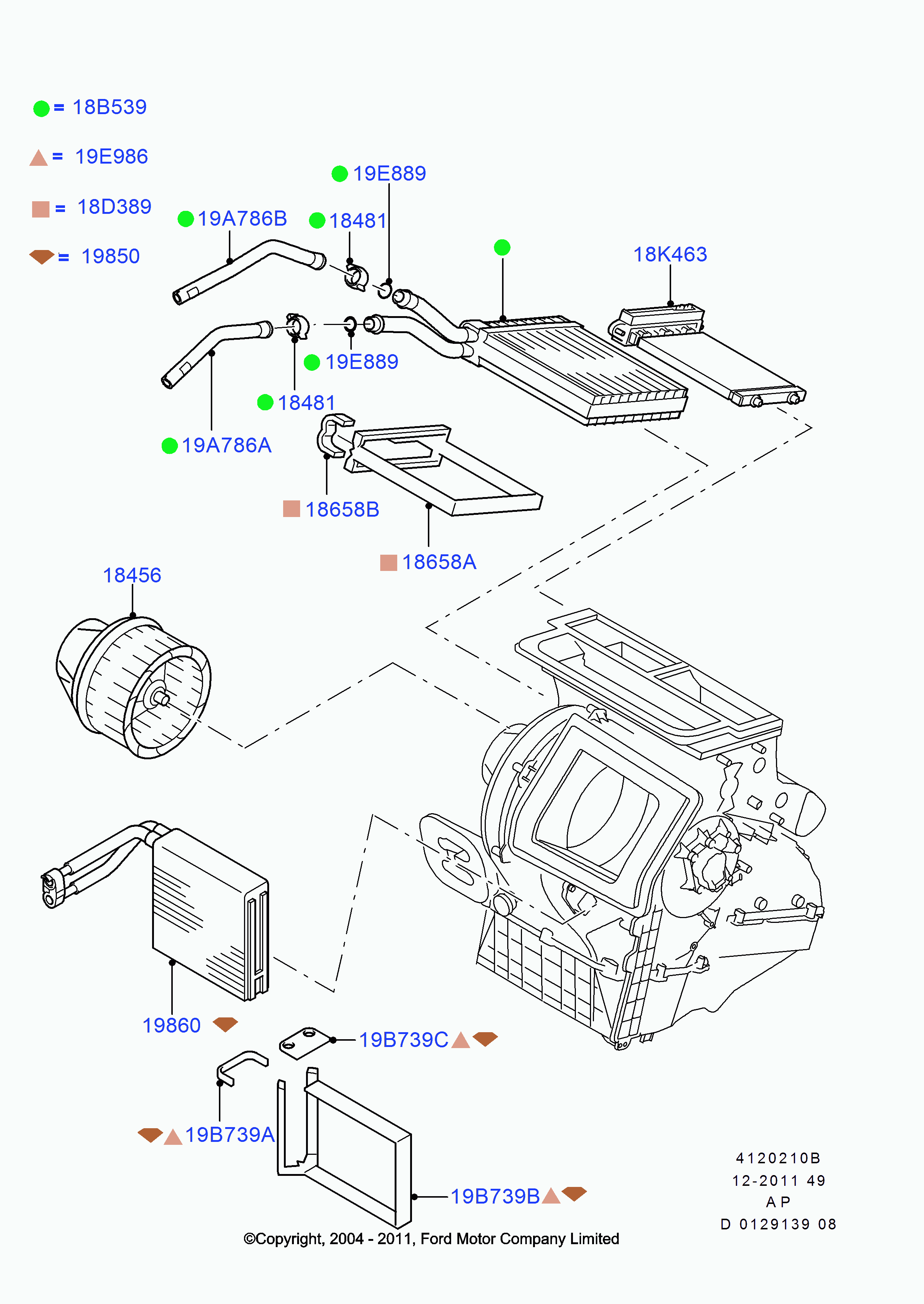 FORD 1 379 568 - Ventilatore abitacolo www.autoricambit.com