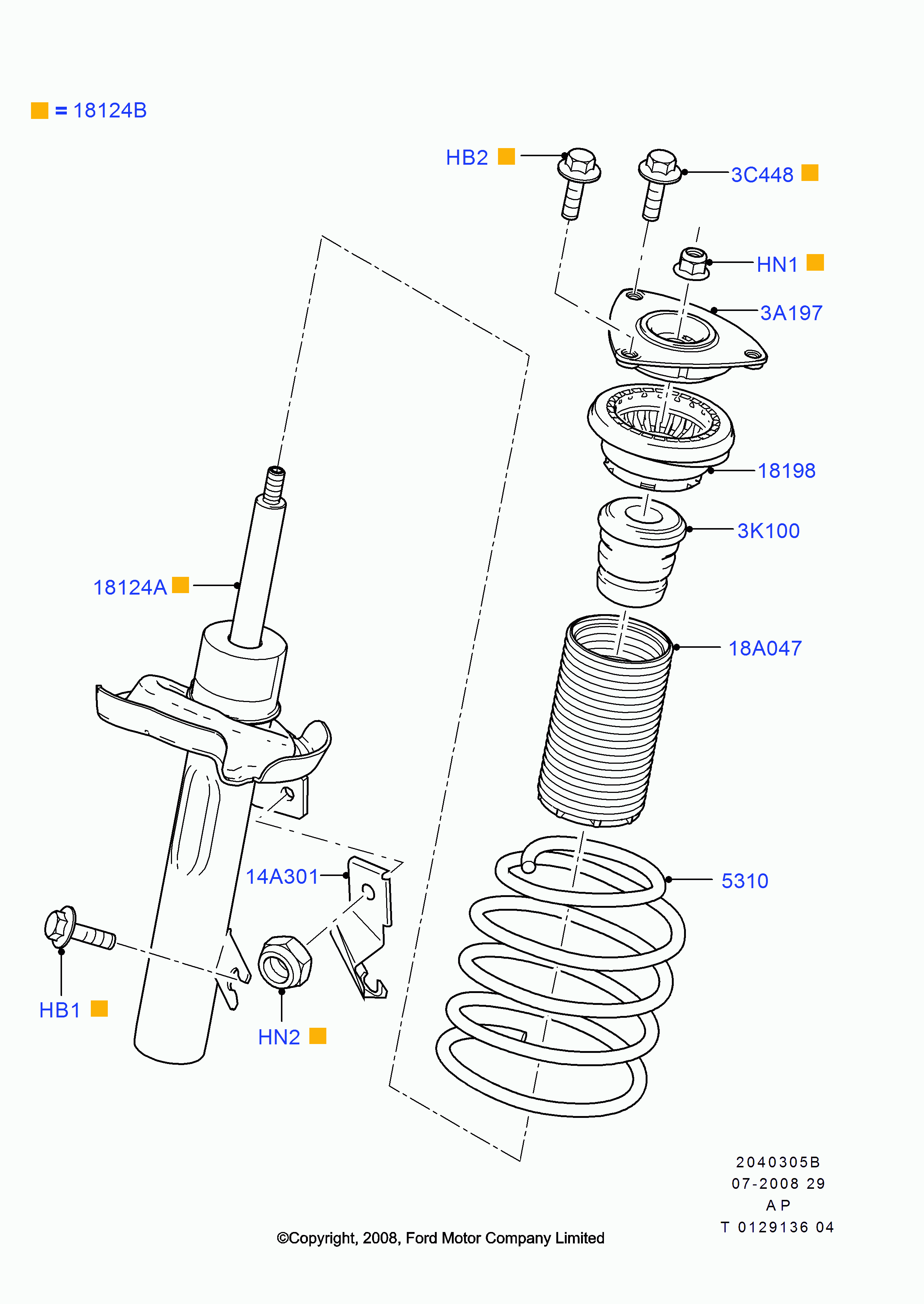 FORD 1595291 - Ammortizzatore www.autoricambit.com