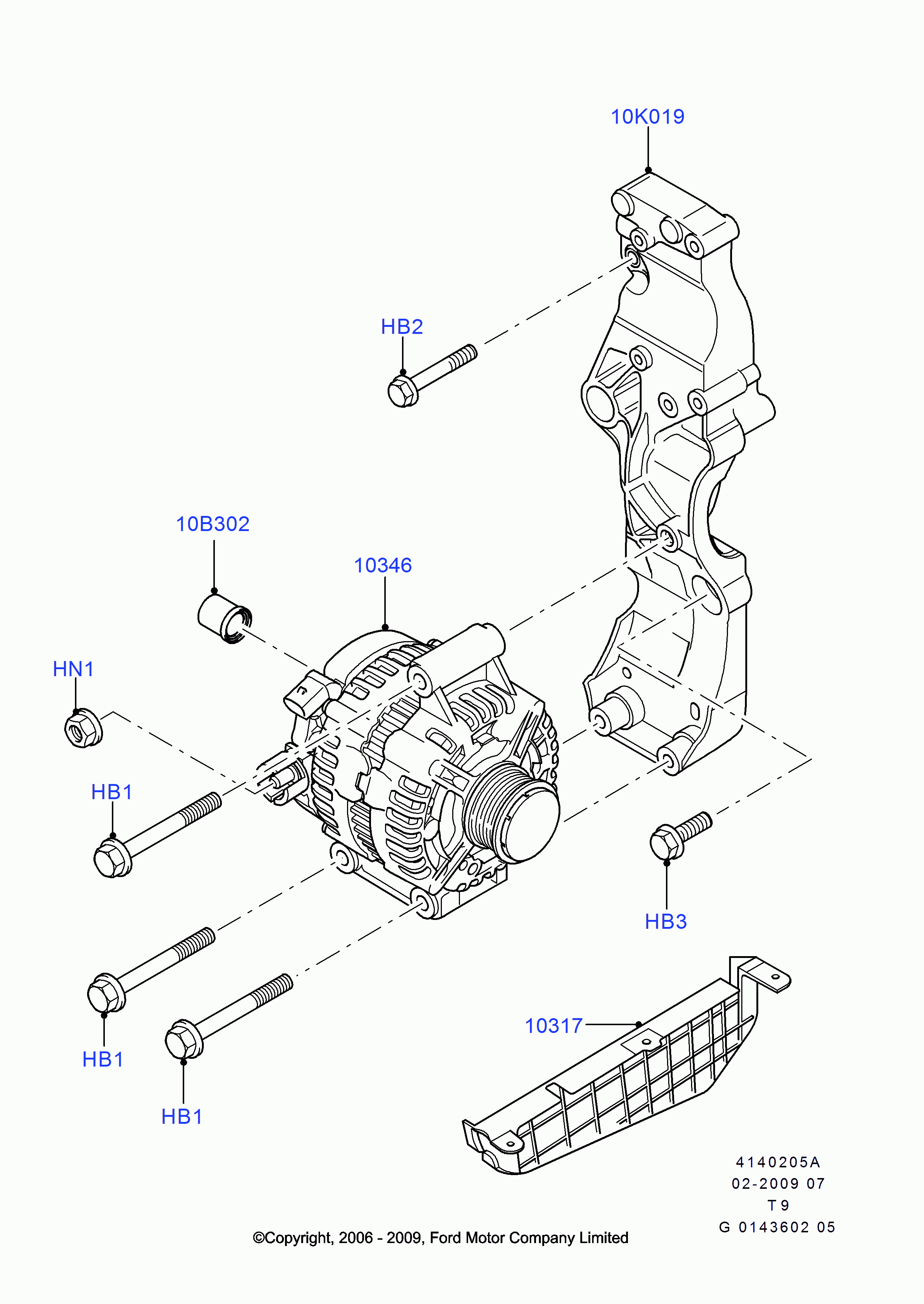 FORD 1 747 021 - Alternatore www.autoricambit.com