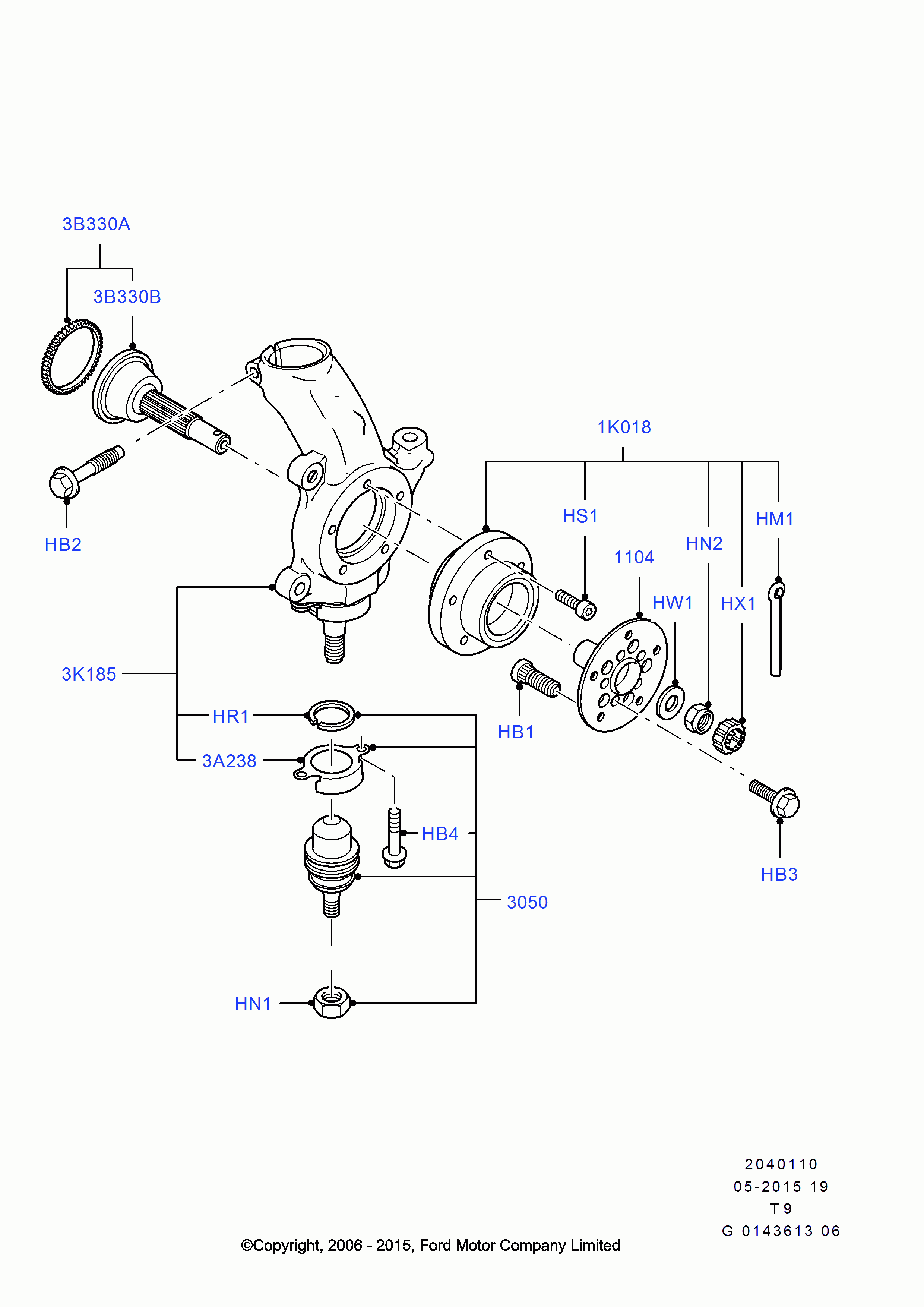 FORD 1383586 - Kit cuscinetto ruota www.autoricambit.com