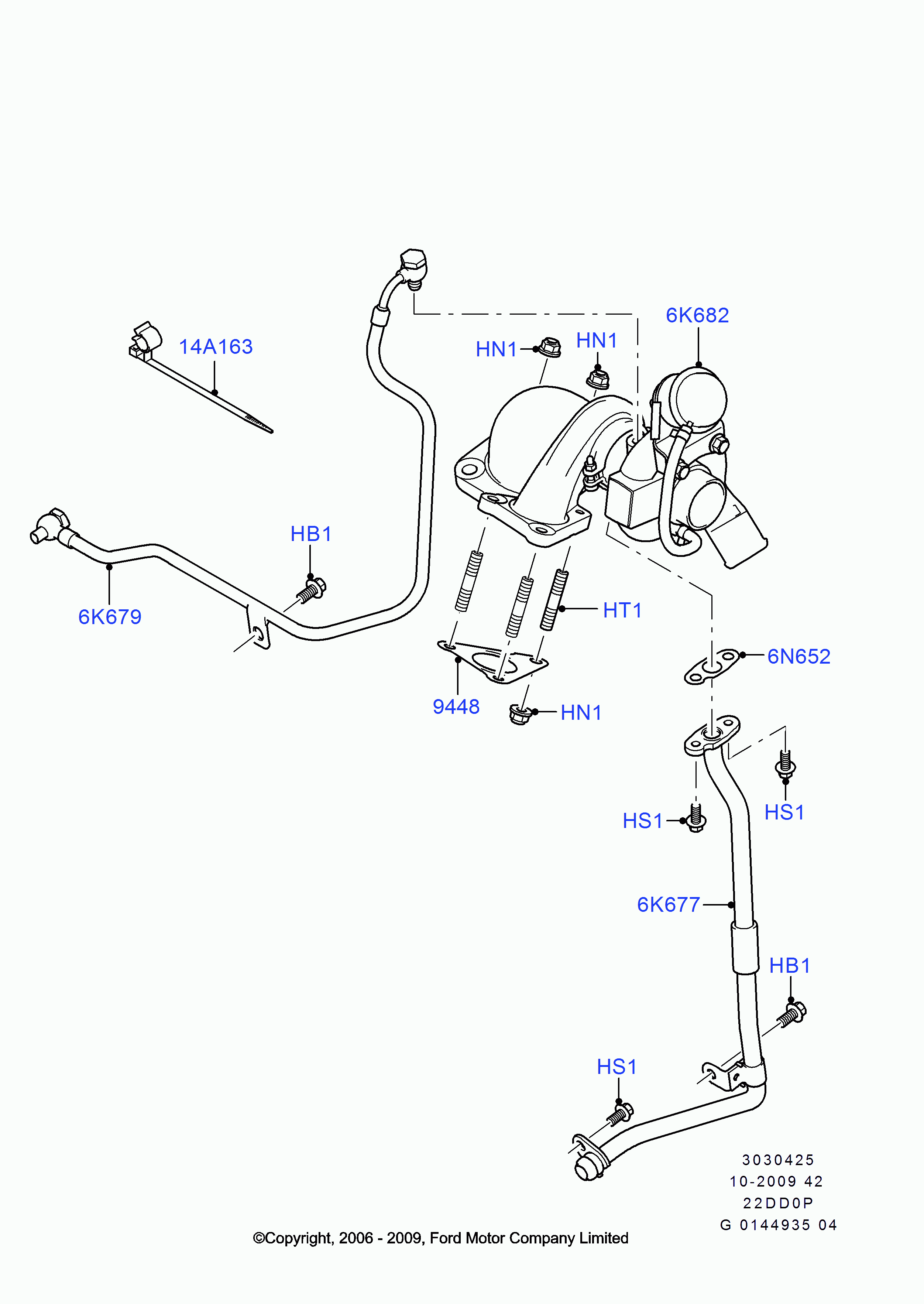 FORD 1497697 - Turbocompressore, Sovralimentazione www.autoricambit.com