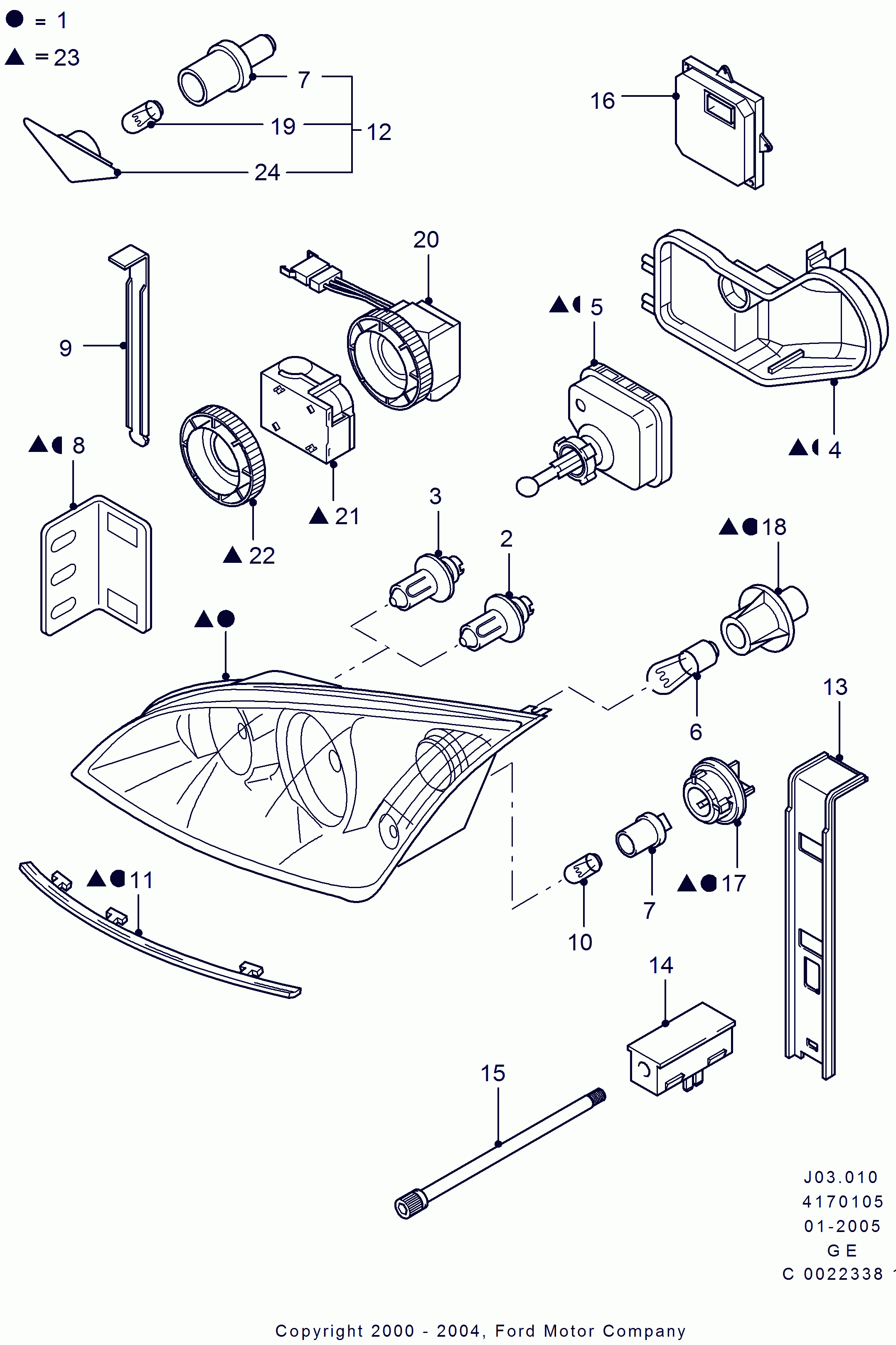 FORD 4075423 - Bulb www.autoricambit.com