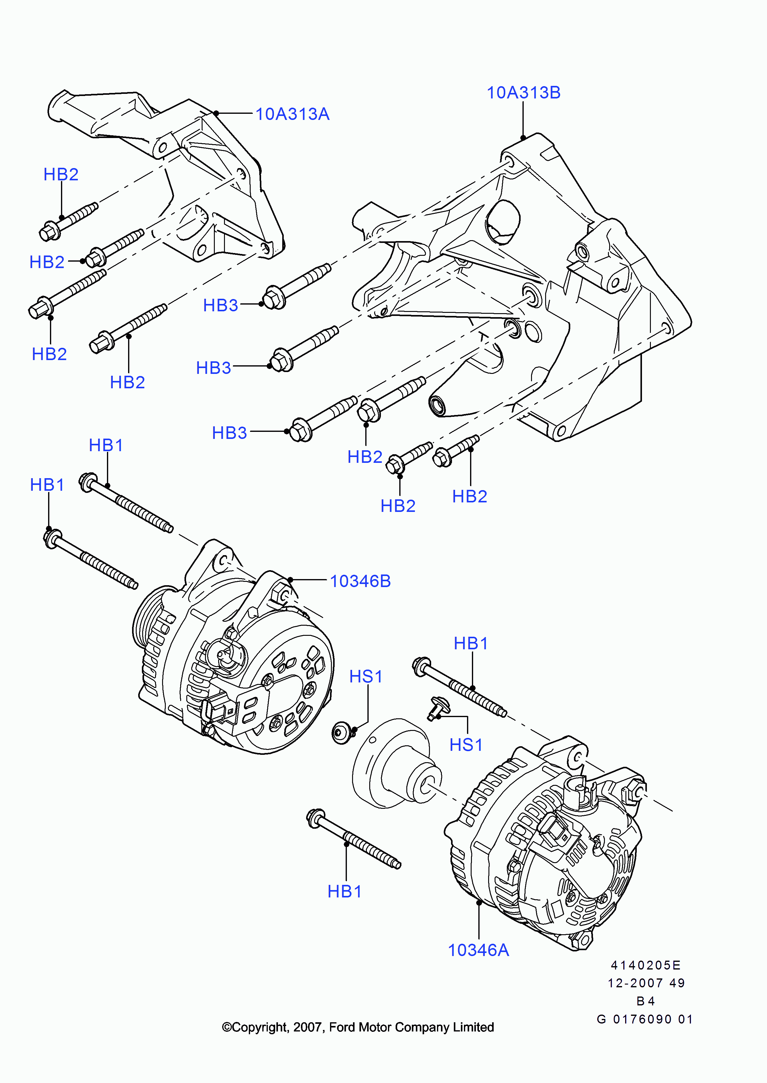 FORD 1708383 - Alternatore www.autoricambit.com