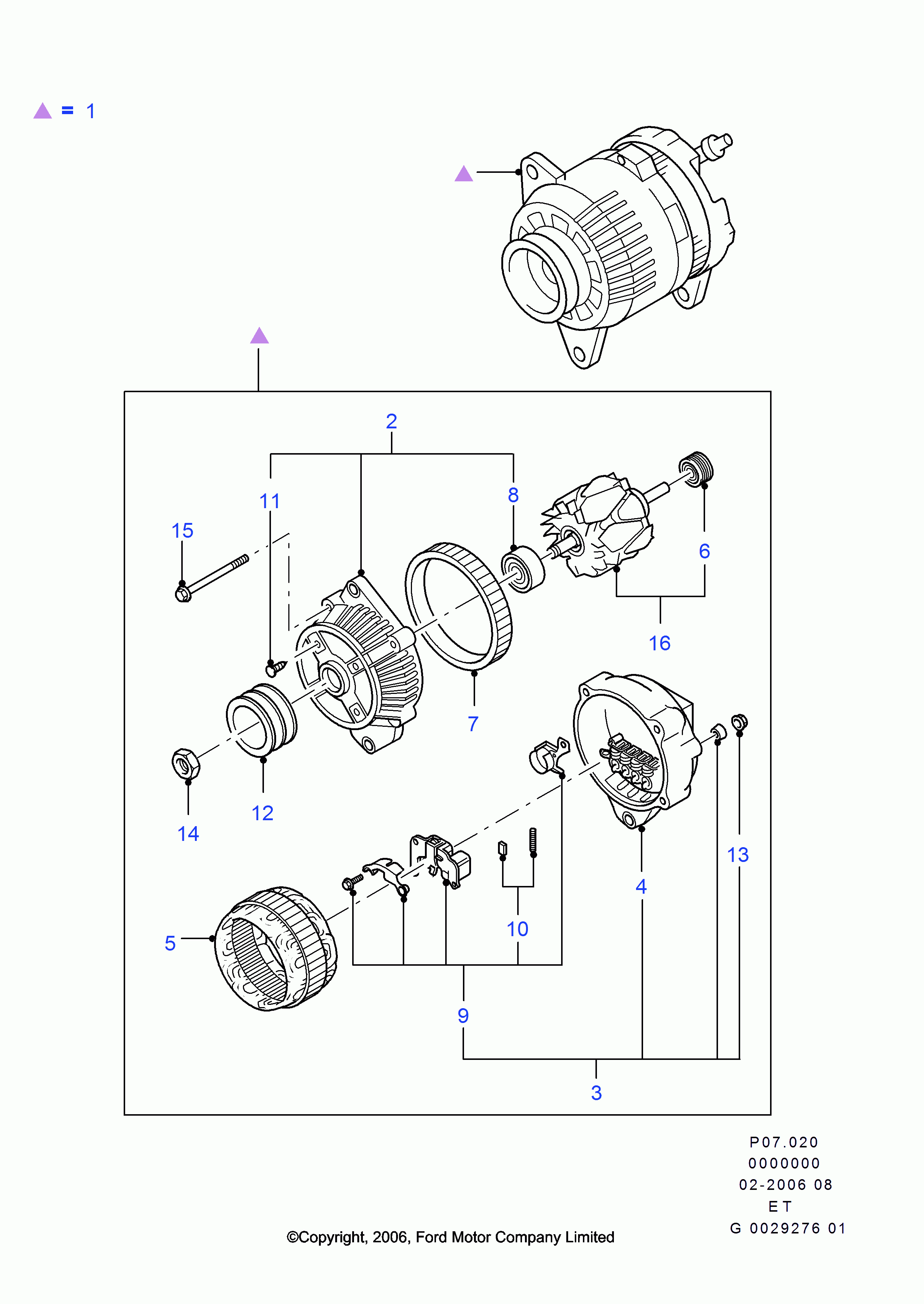 FORD 1449569 - Alternatore www.autoricambit.com