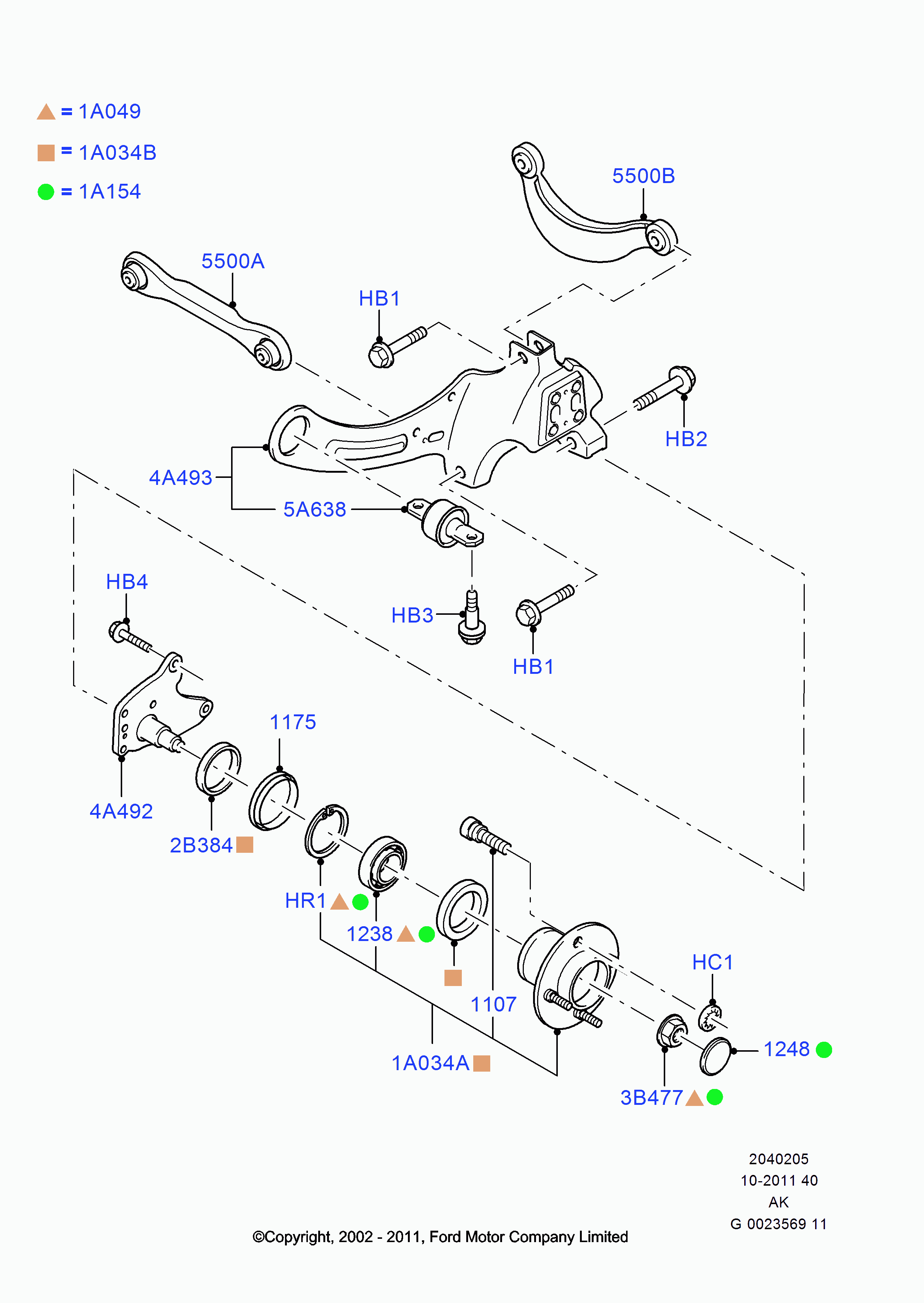 MAZDA 1105524 - Sospensione a ruote indipendenti www.autoricambit.com