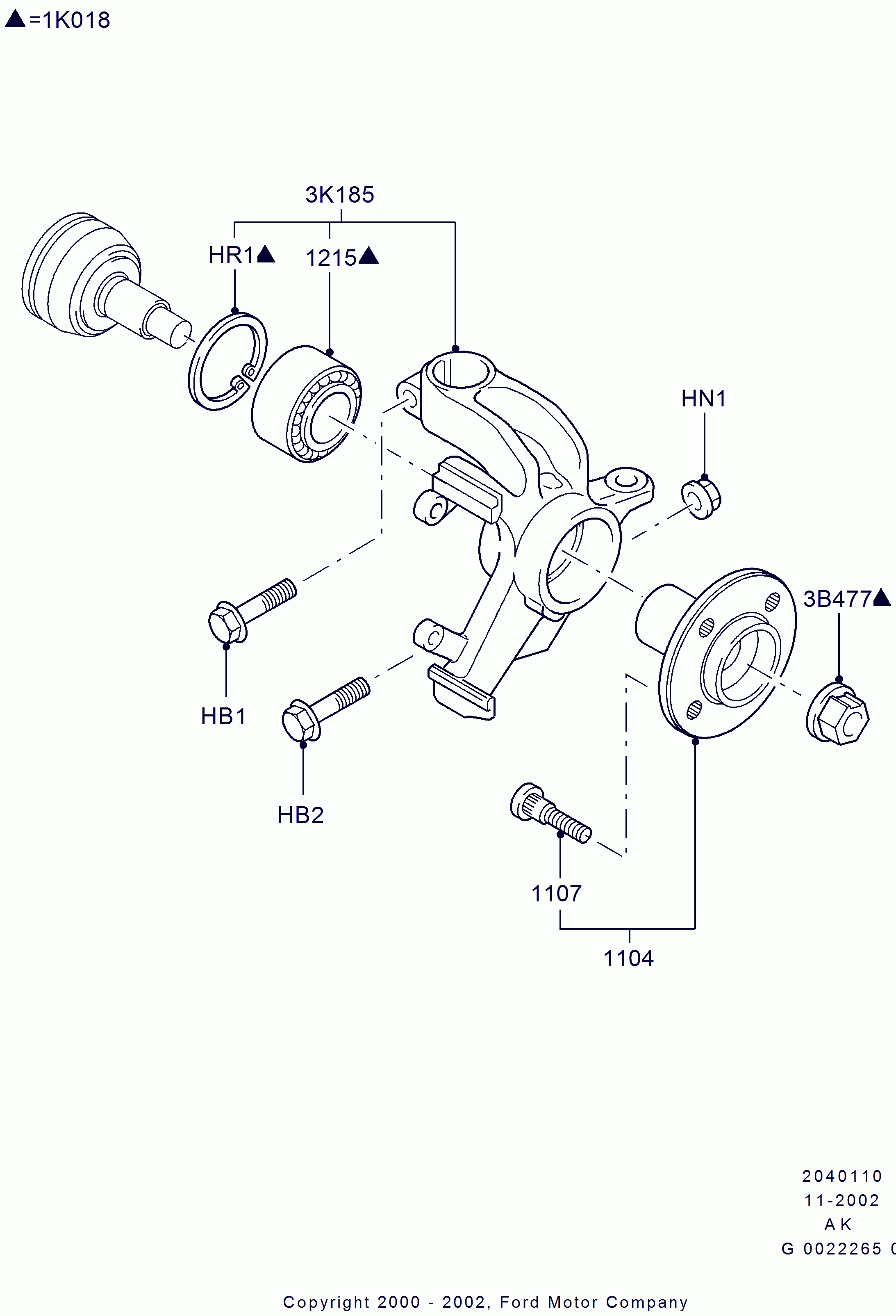 Volvo 1112547 - Kit cuscinetto ruota www.autoricambit.com