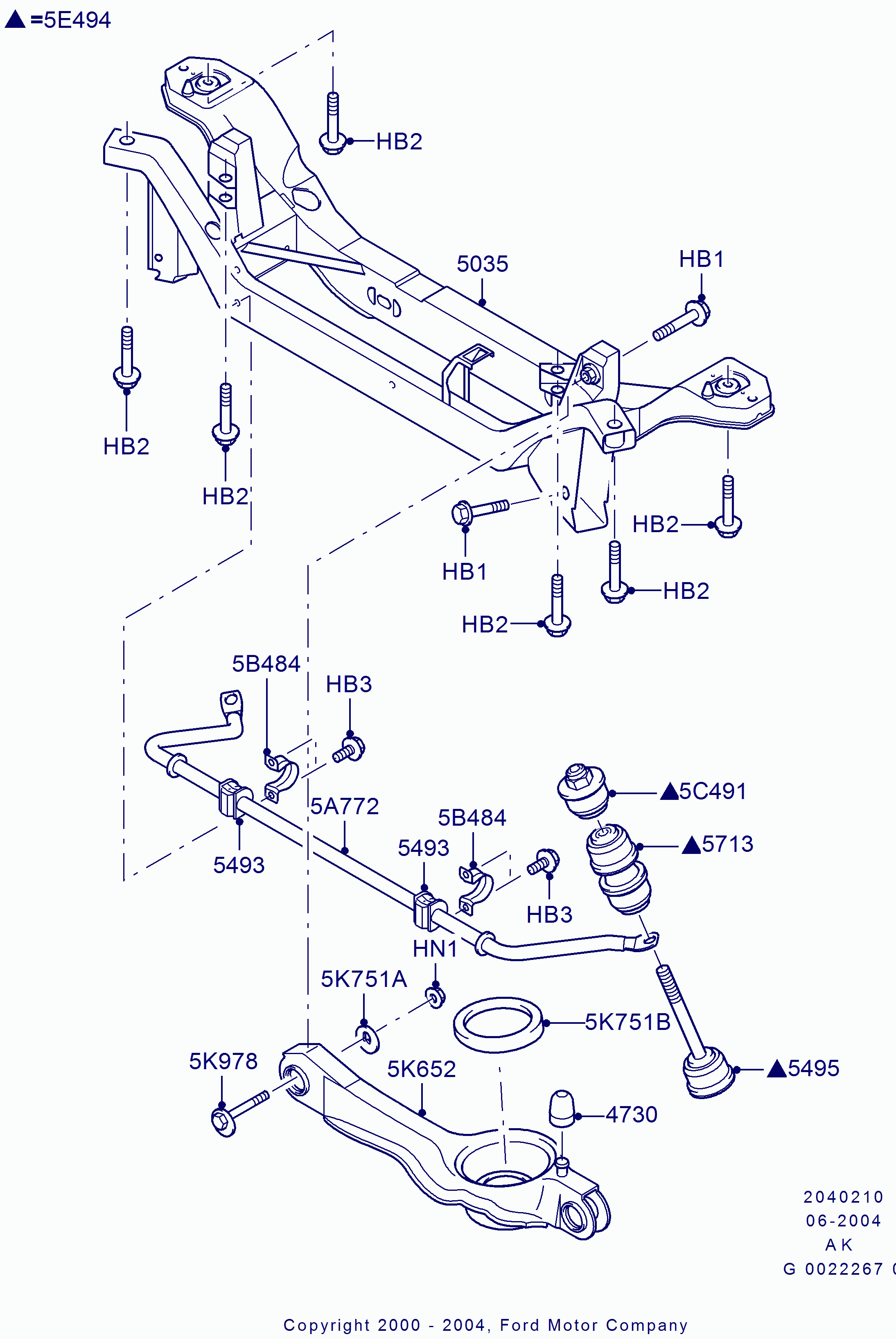 FORD 1061666 - Sospensione a ruote indipendenti www.autoricambit.com