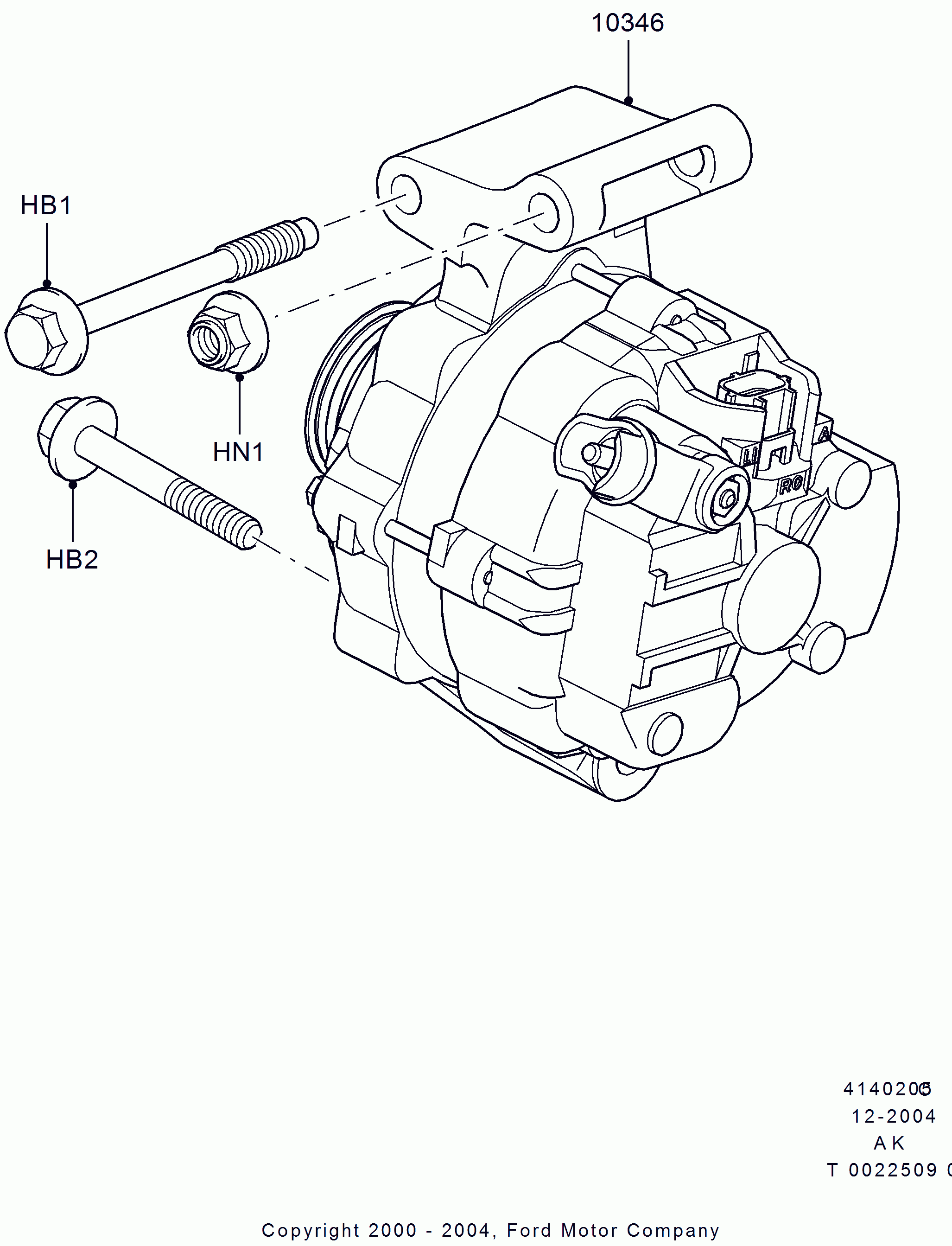 FORD 1406100 - Alternatore www.autoricambit.com