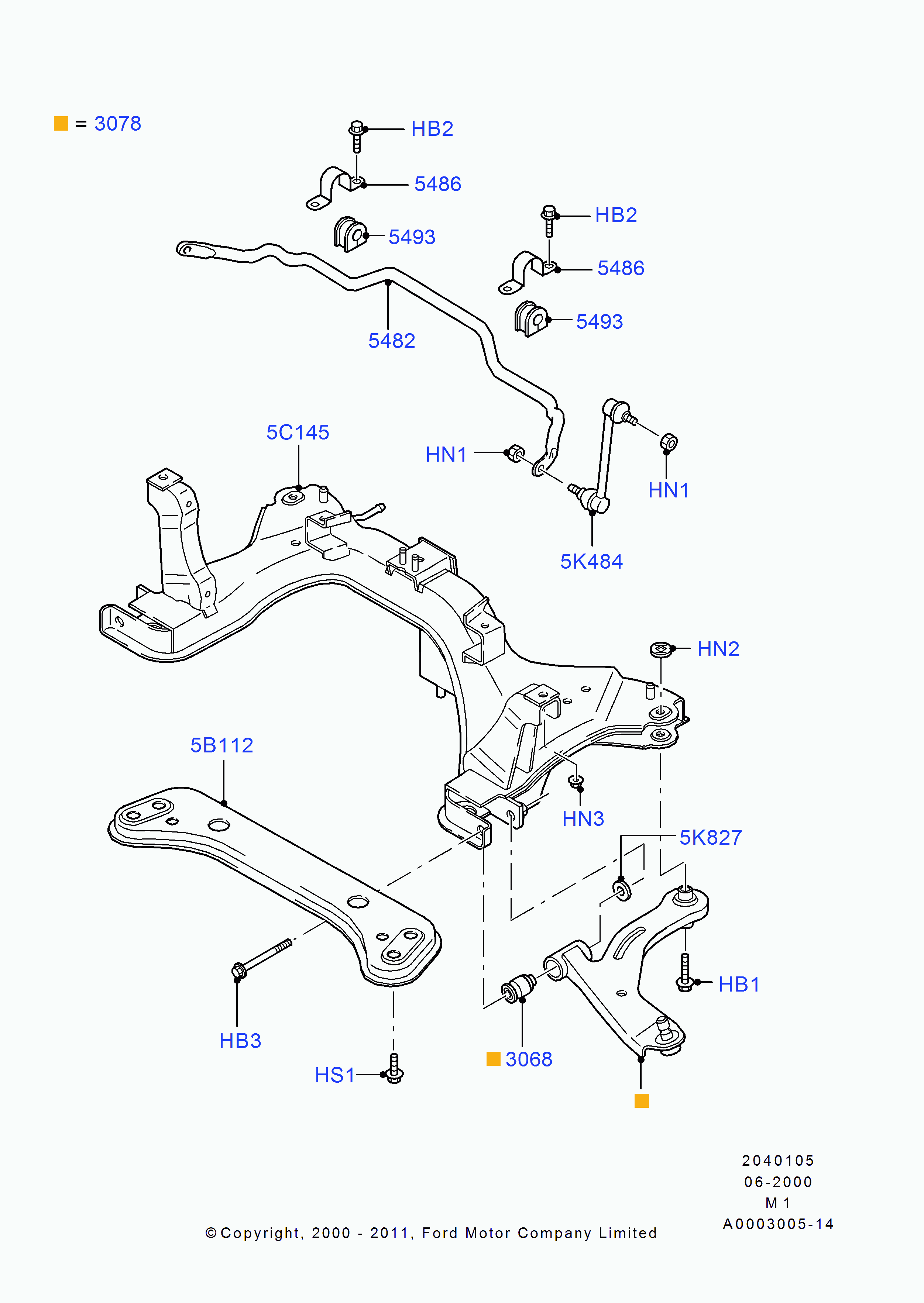 FORD 4763903 - Sospensione a ruote indipendenti www.autoricambit.com