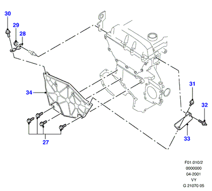 FORD 1118740 - Sospensione, Motore www.autoricambit.com