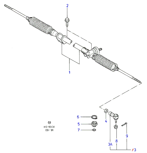 FORD 6163015 - Scatola guida www.autoricambit.com