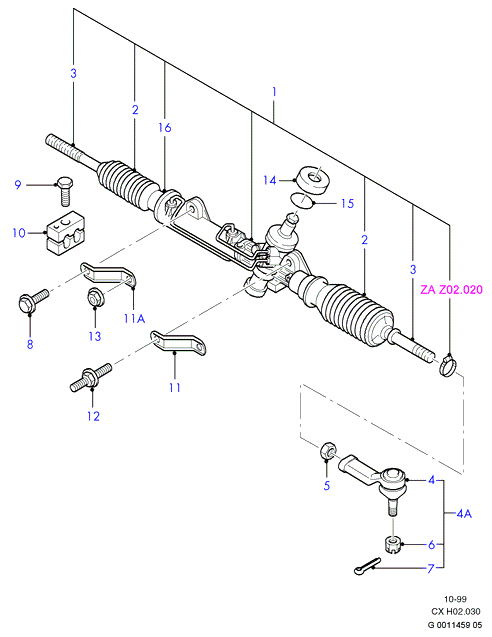 FORD 4 373 198 - Scatola guida www.autoricambit.com