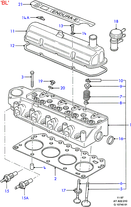 FORD 1 474 550 - Anello tenuta, Stelo valvola www.autoricambit.com