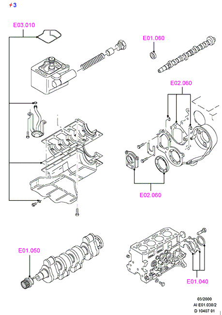 FORD 1 665 147 - Kit guarnizioni, Testata www.autoricambit.com