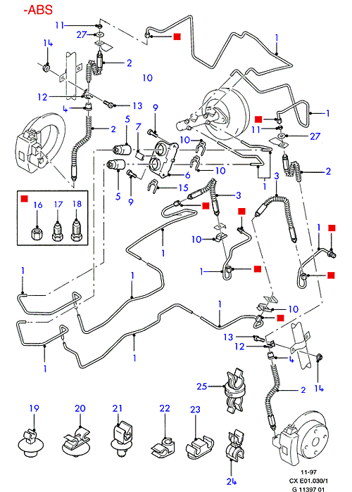 FORD 6179304 - Flessibile del freno www.autoricambit.com