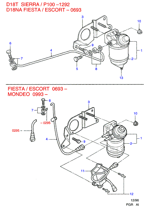 FORD 1657670 - Filtro carburante www.autoricambit.com