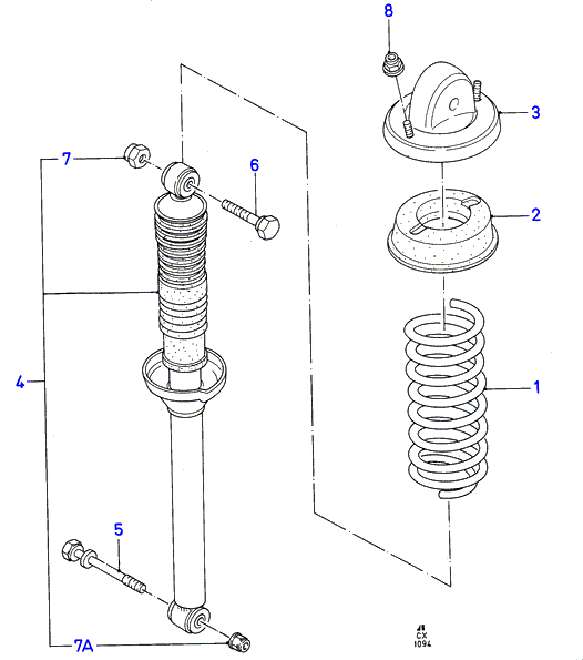 FORD 1133932 - Ammortizzatore www.autoricambit.com